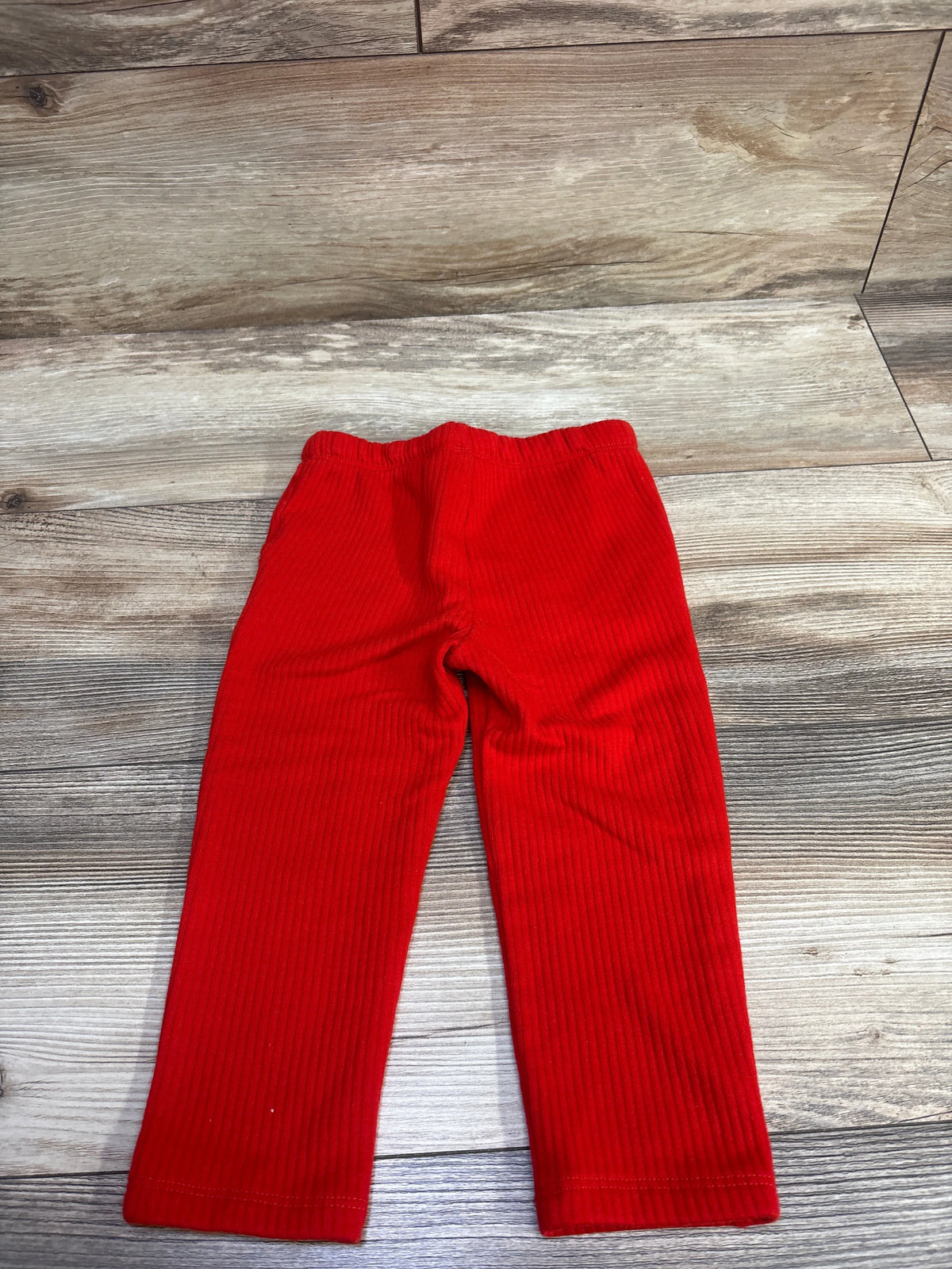 Cat & Jack Ribbed Pants Red sz 2T