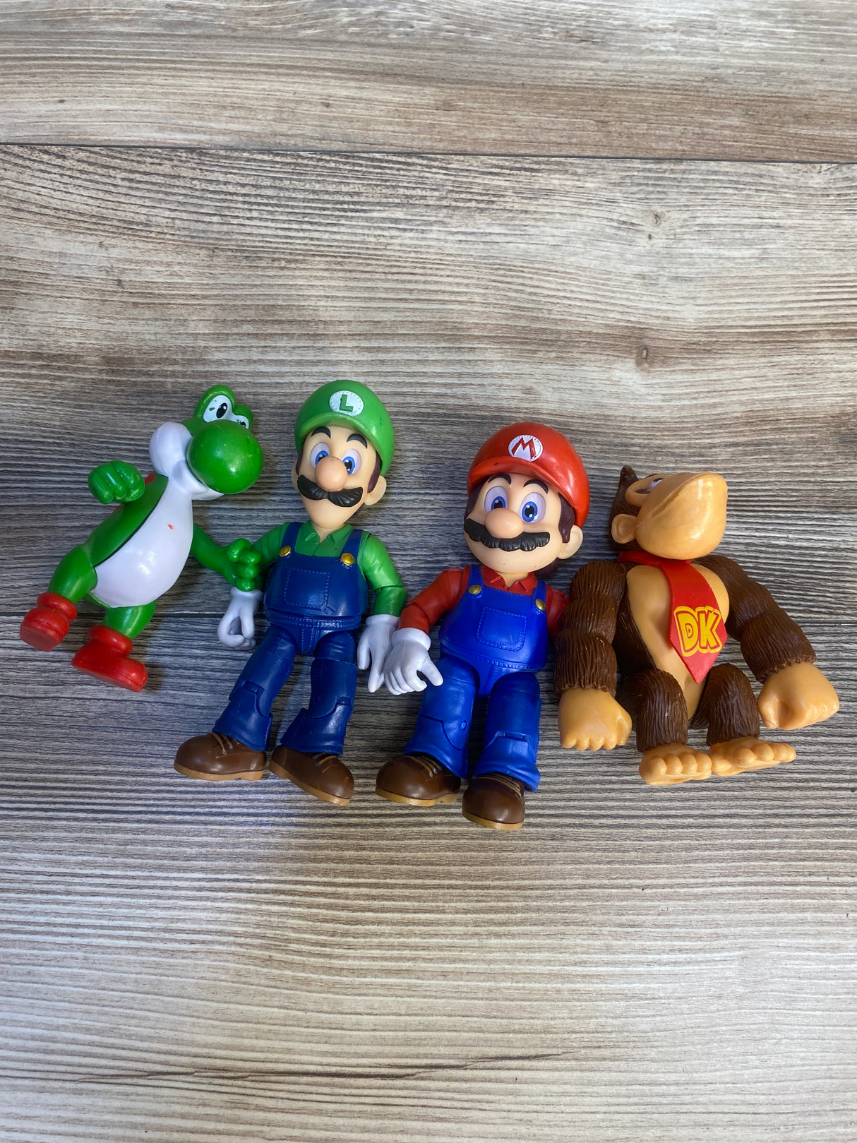 Super Mario Bros Action Figures 4pk