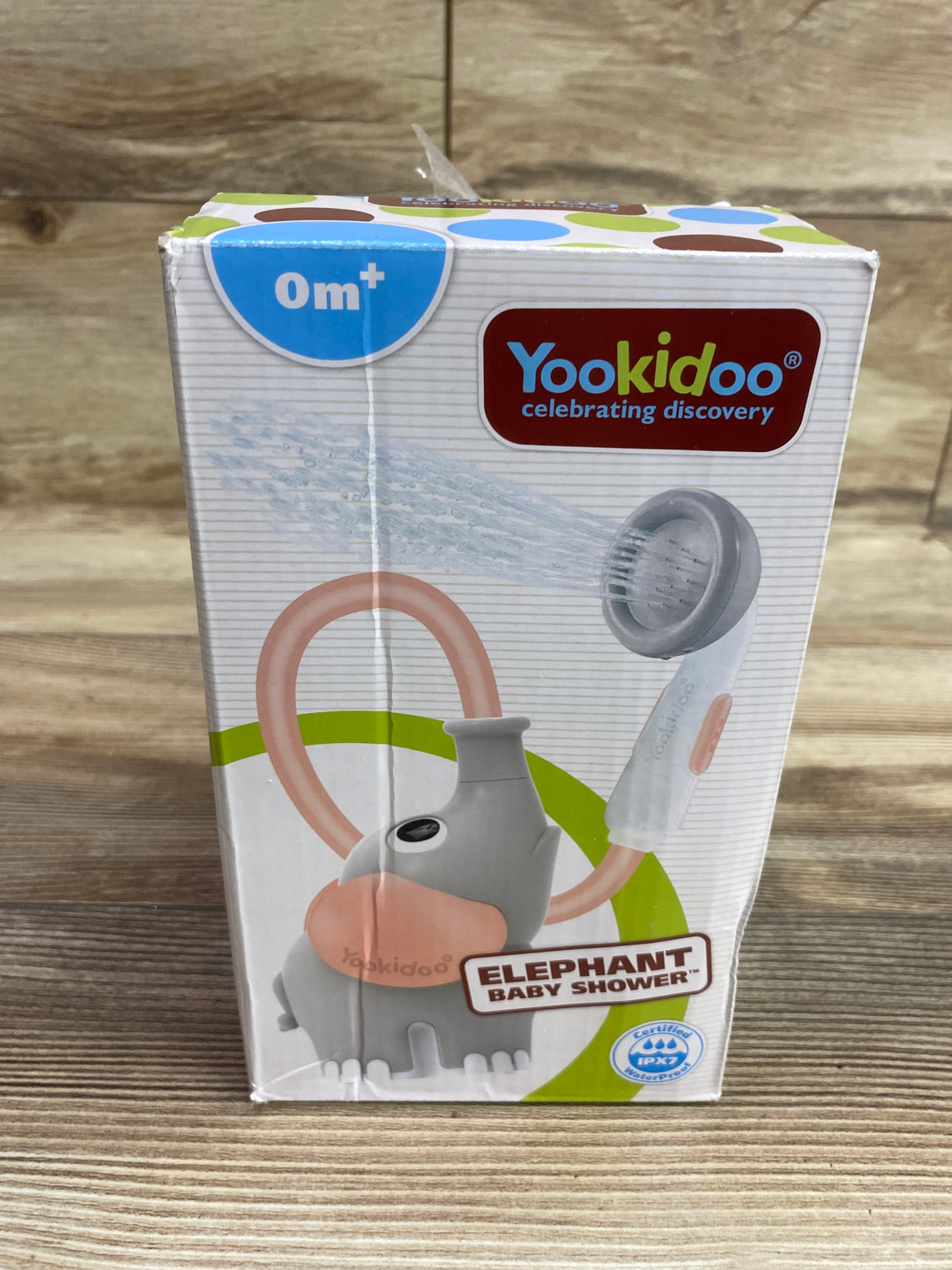 YooKidoo Elephant Baby Shower Bath Toy Pink