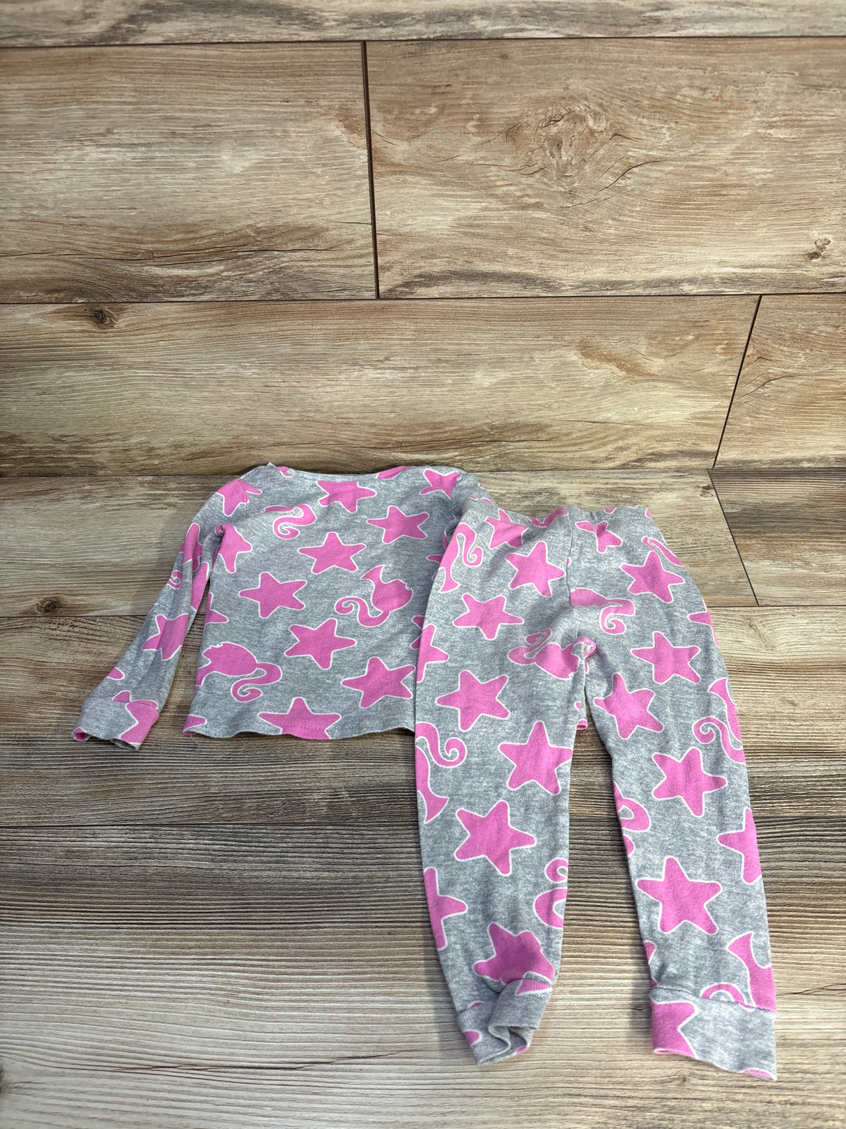 Barbie 2pc Pajama Set Grey sz 3T