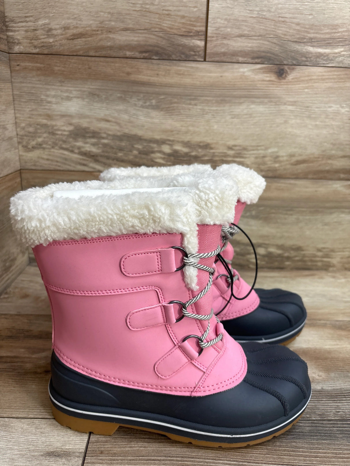 NEW Cat & Jack Kit Winter Boots Pink Sz 5Y