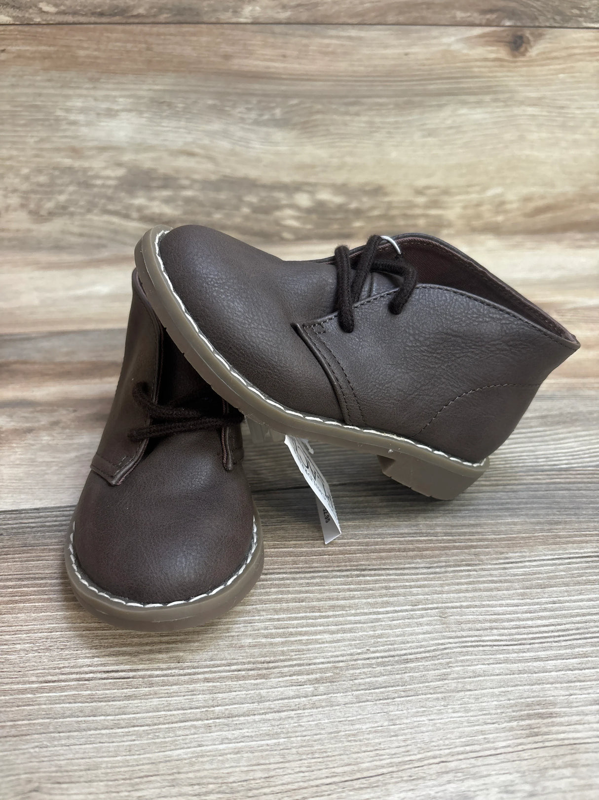 NEW Childrens Place Lace-Up Boots Brown sz 9c - Me n Mommy To Be