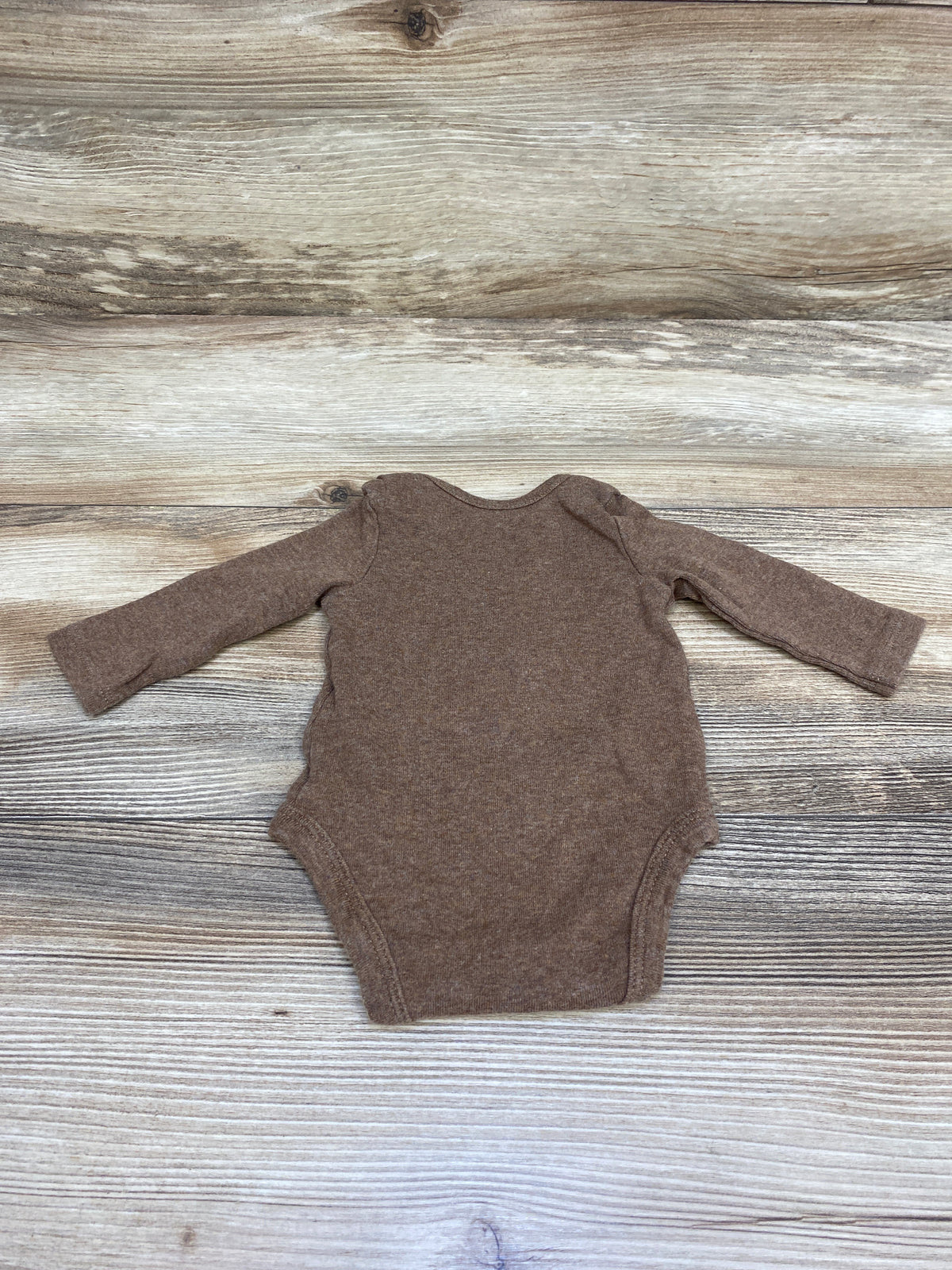 Carter's Football Long Sleeve Bodysuit Brown sz Newborn