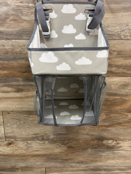 Maliton Hanging Diaper Caddy Organizer in Grey Clouds - Me n Mommy To Be