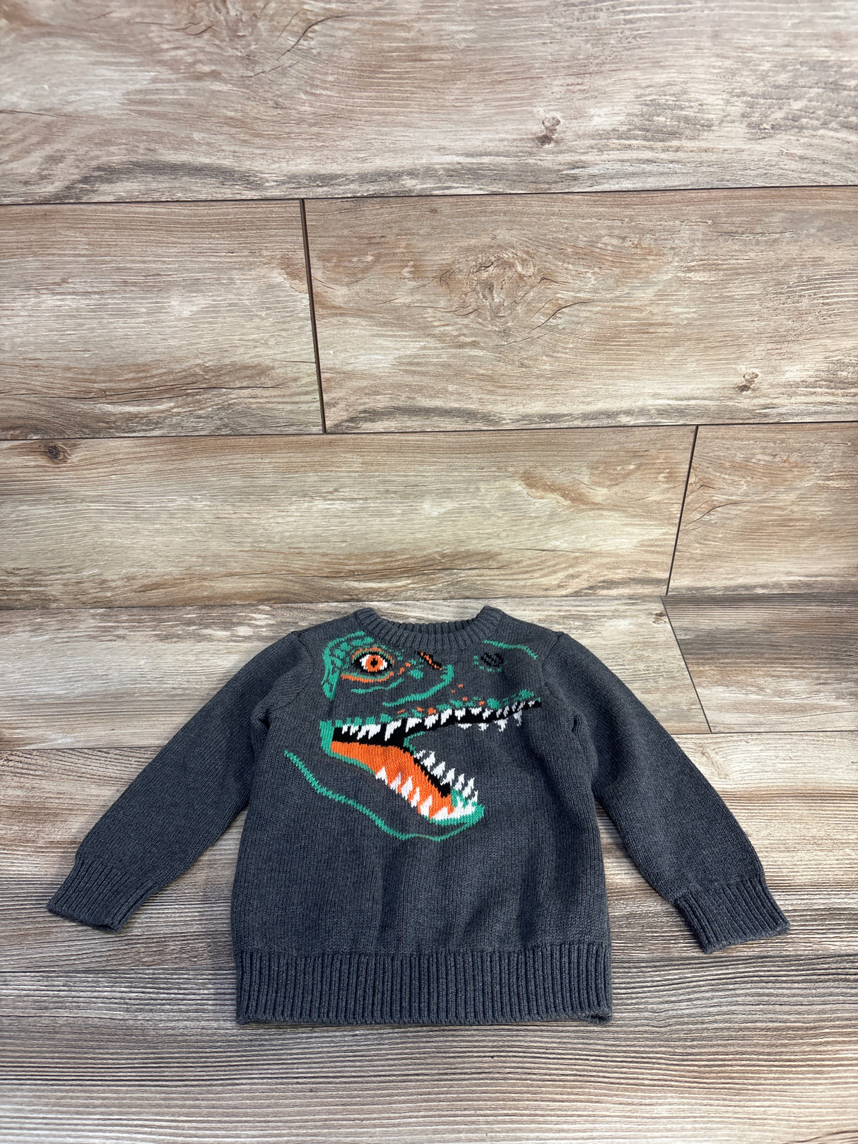 Old Navy Crewneck Graphic Sweater Grey sz 2T