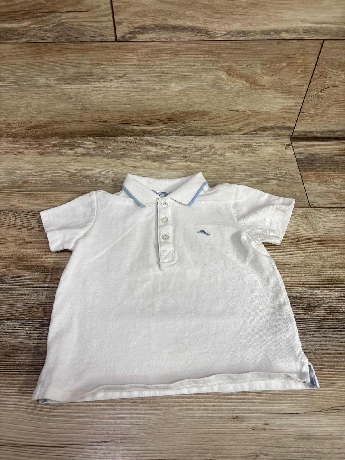 Tommy Bahama Polo Shirt White sz 24m