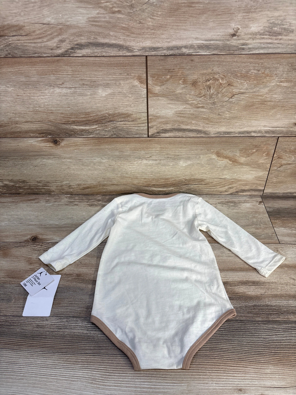 NEW Jordan Long Sleeve Bodysuit Cream sz 18m