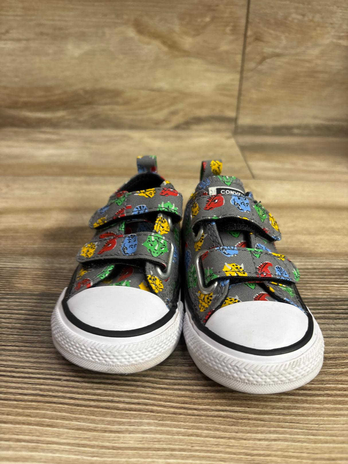 Converse Chuck Taylor All Star 2V Dino Sneakers Grey sz 5c