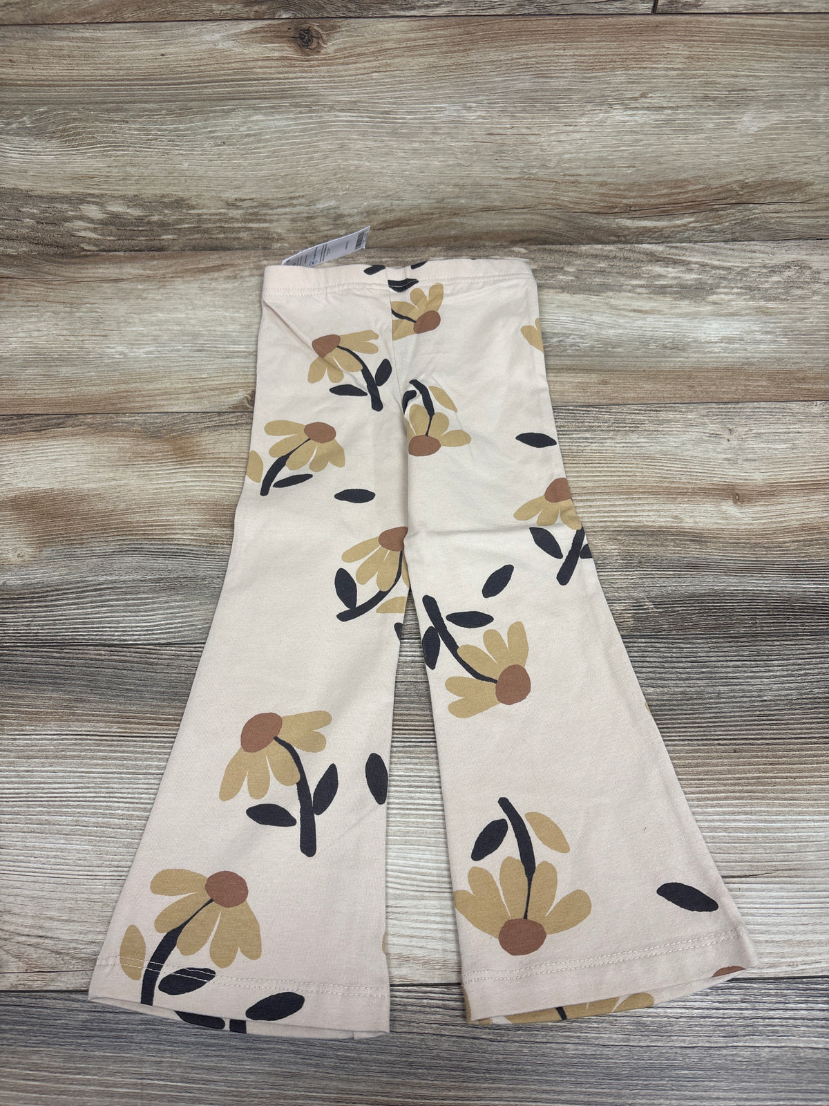 NEW Carter's Floral Flared Leggings Beige sz 3T