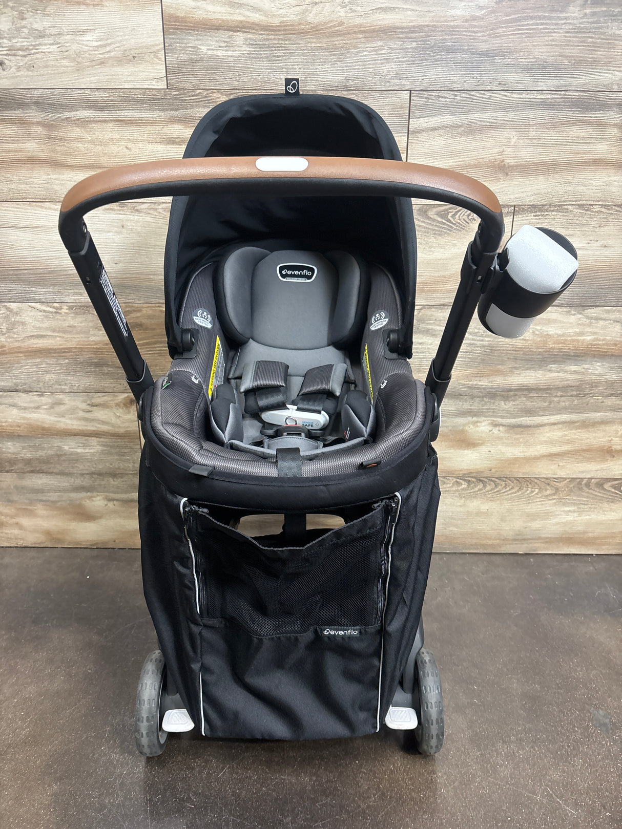 Evenflo Shyft DualRide Travel System in Boone Grey