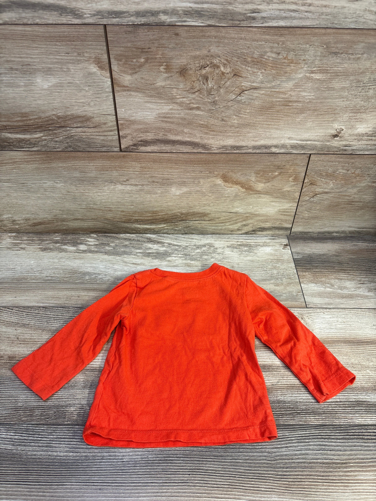 Baby Gap Long Sleeve Dinosaur Shirt Orange sz 6-12m