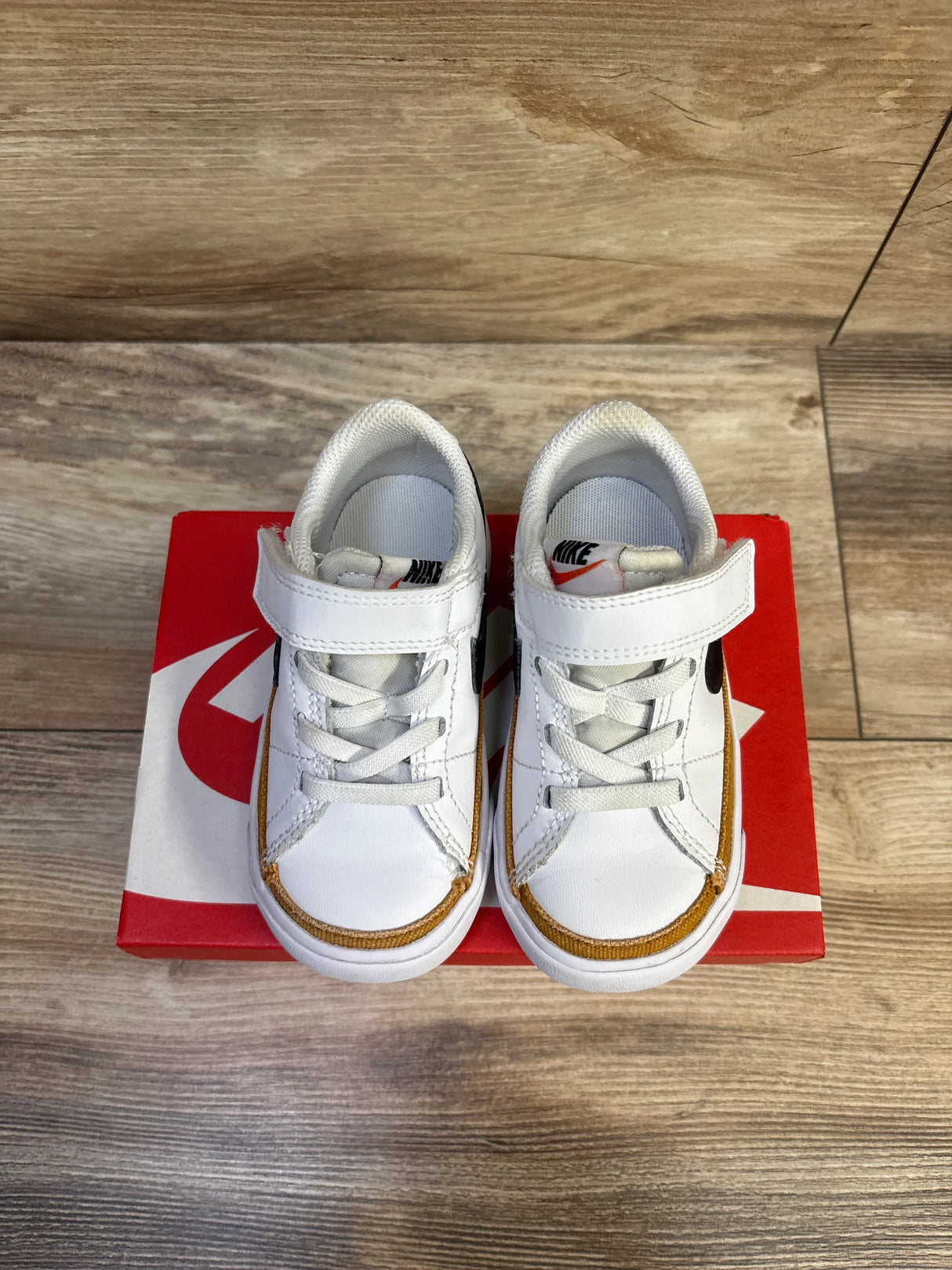 Nike Court Legacy TD 'White Desert Ochre' Sneakers sz 7c