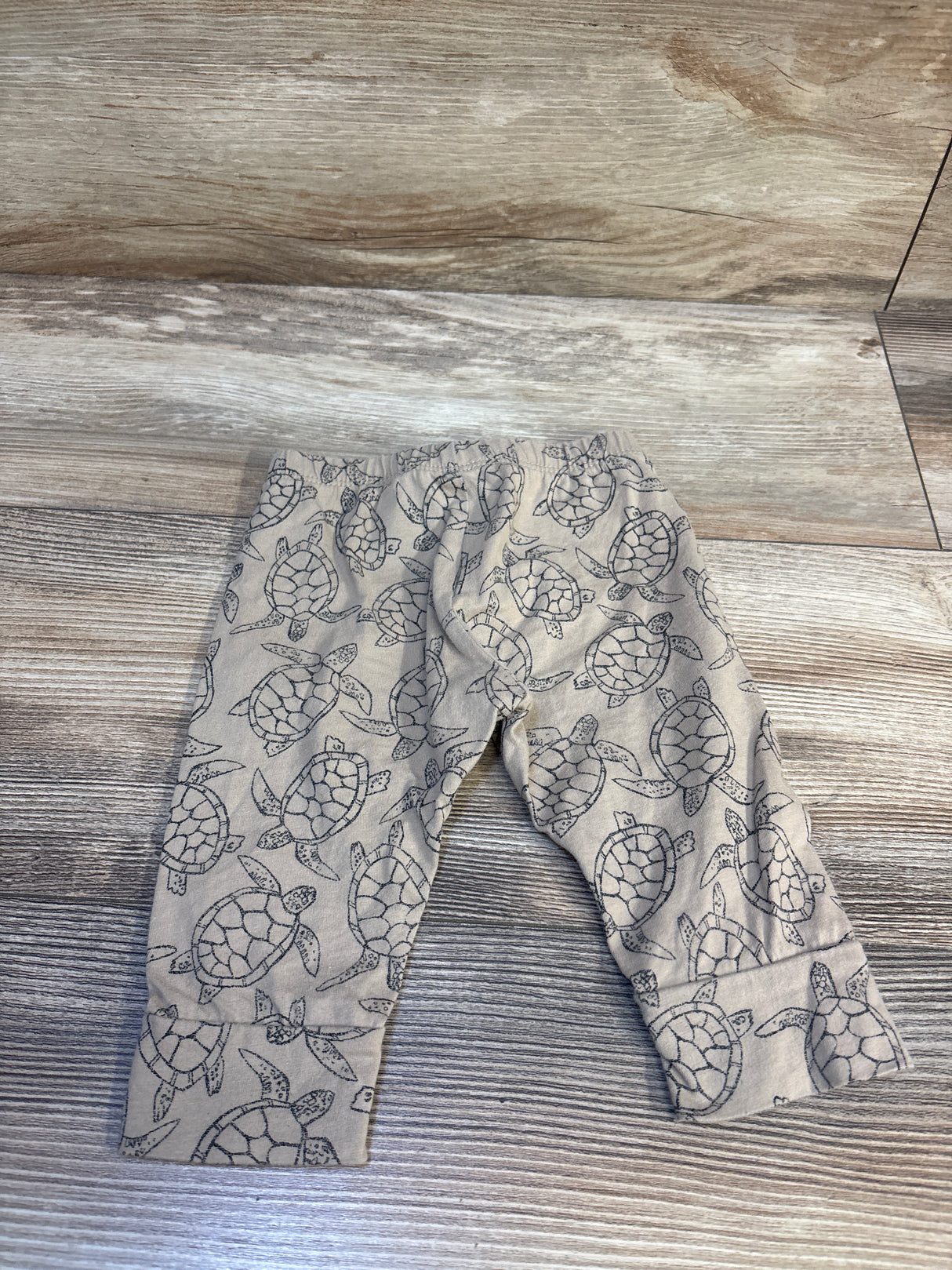 Baby Gap Turtle Print Organic Cotton Mix & Match Pants Beige sz 3-6m