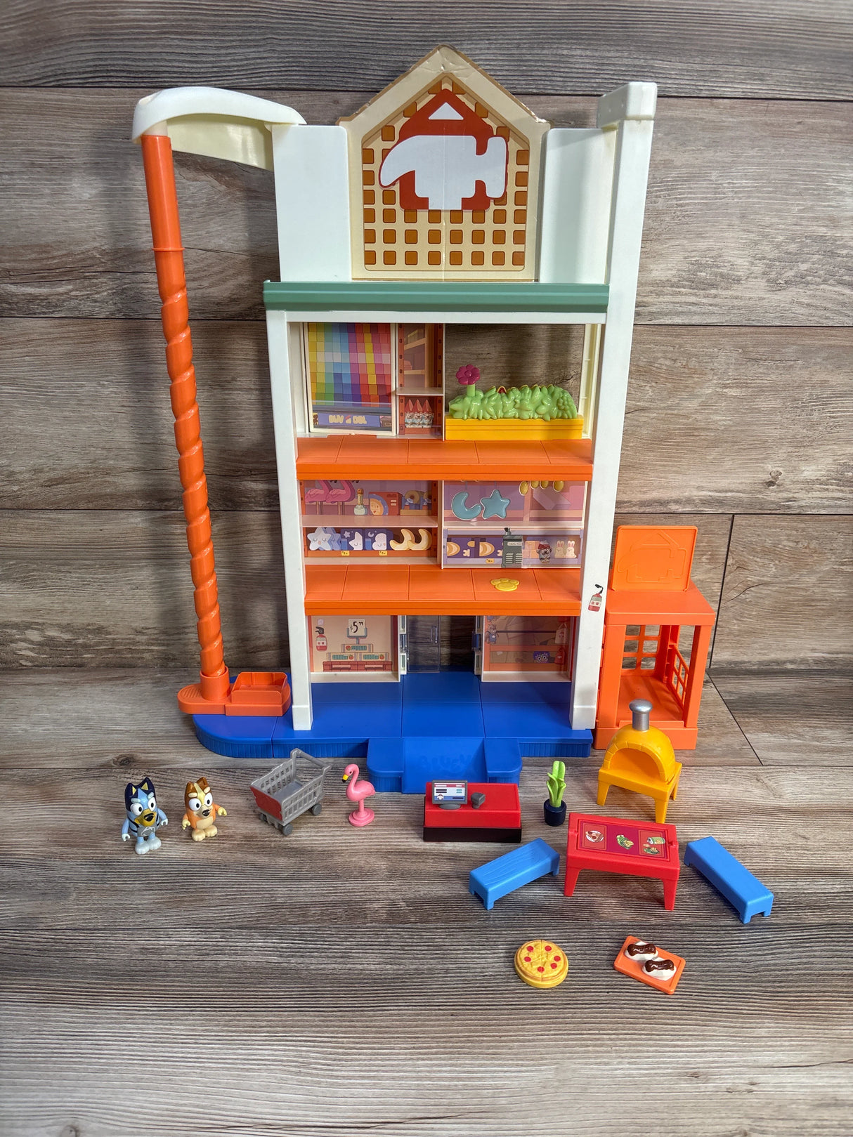 Bluey Hammerbarn Mega Kids Home Improvement Store Playset
