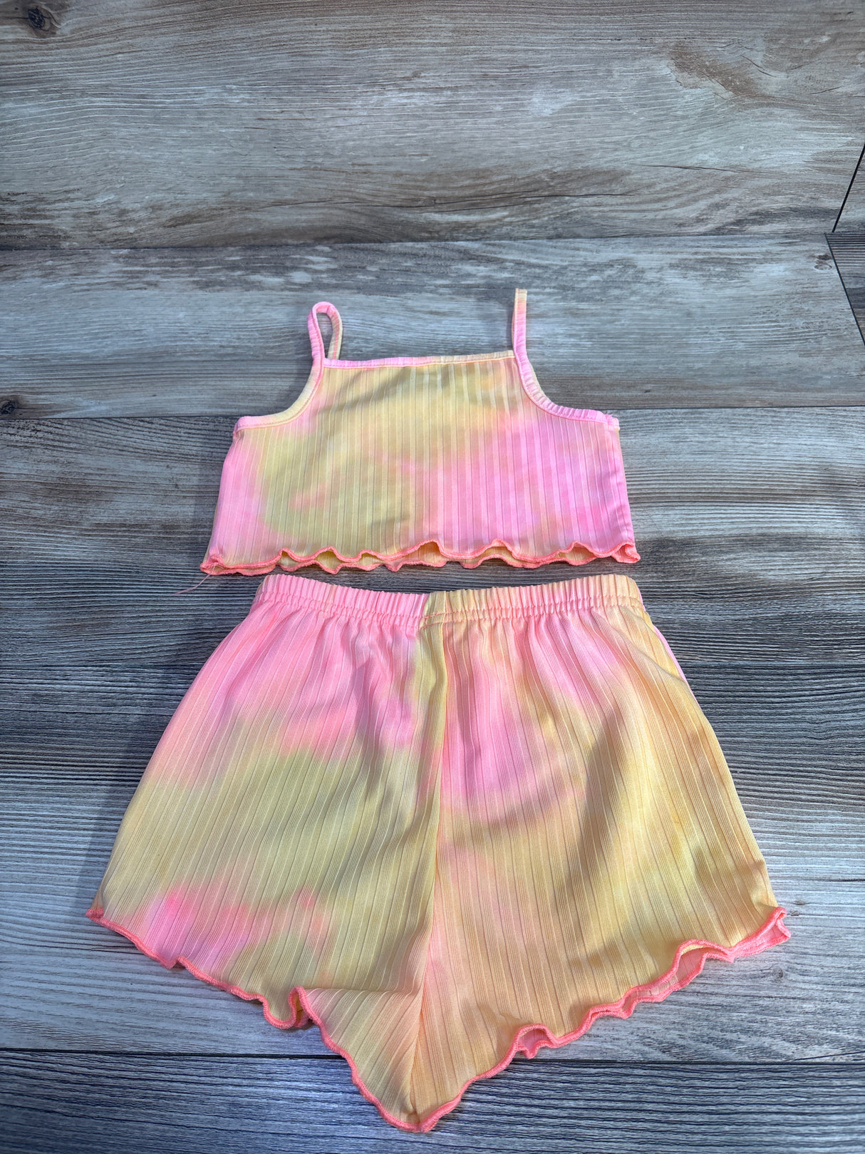 Shein 2pc Tank Top & Shorts Set Pink sz 18-24m