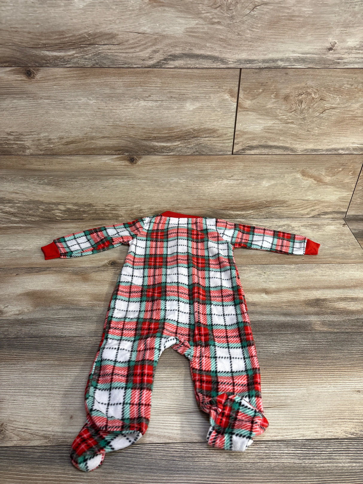 NEW Koala Baby Plaid Christmas Sleeper Red sz 6-9m