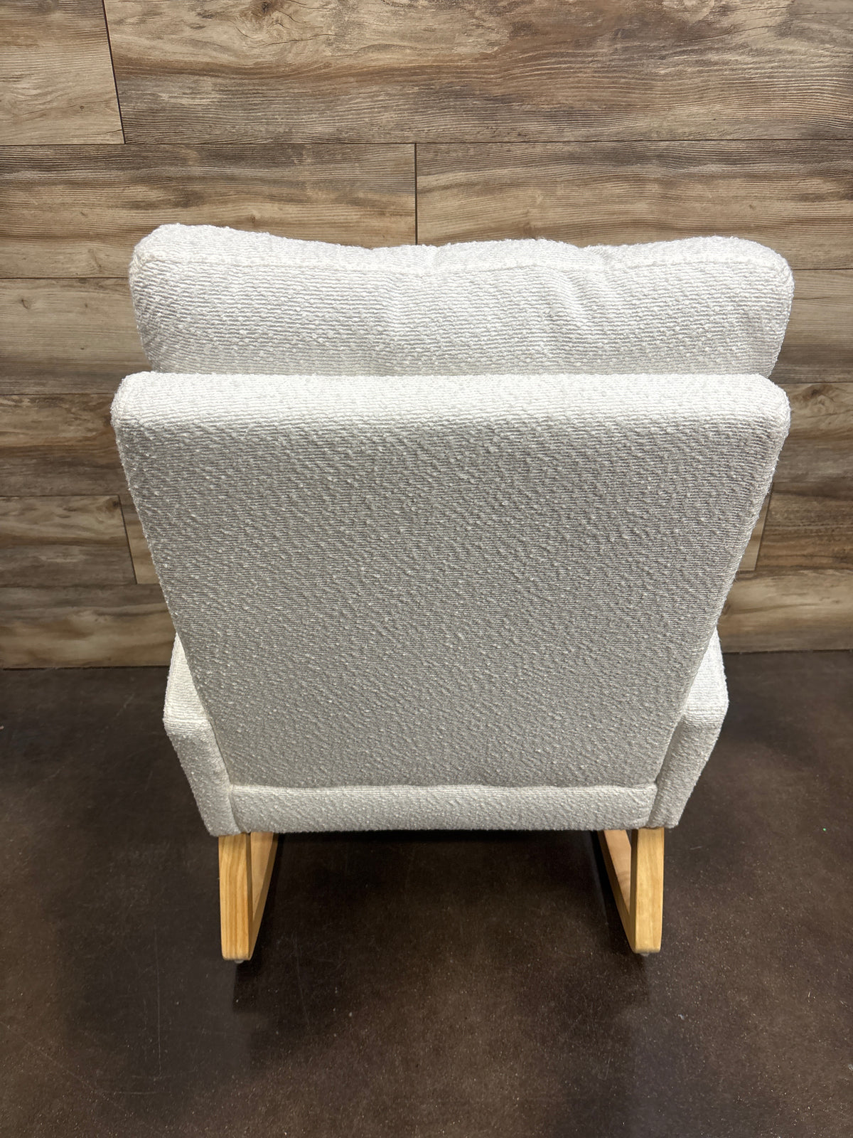 KUAIHAHA Rocking Chair Nursery Glider with Footrest White