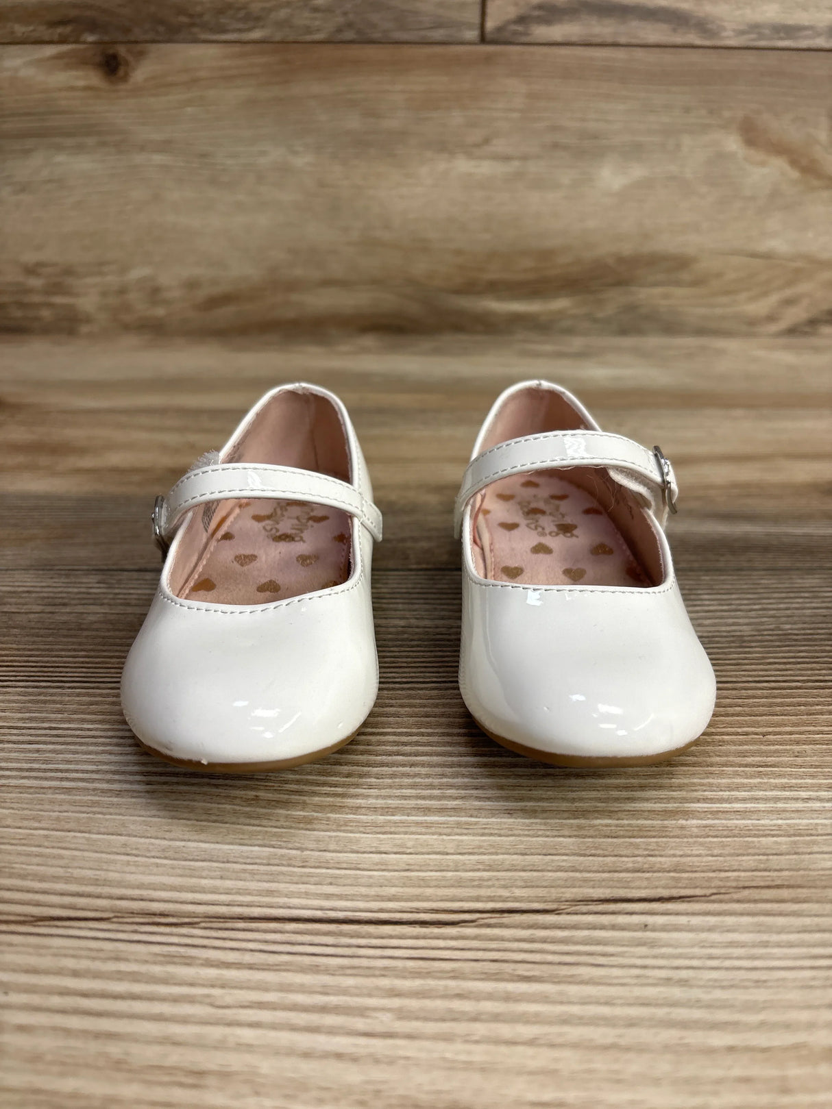 Jumping Beans Sydni Girls' Dress Shoes White sz 6c