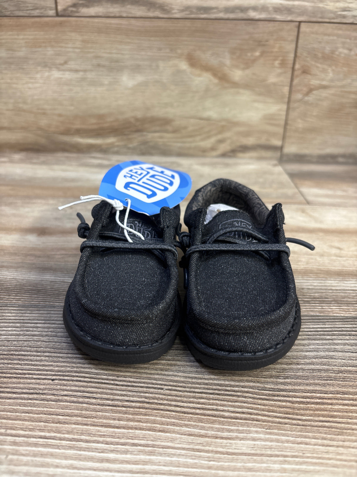 NEW Hey Dude Wally Basic Shoes Black sz 6c