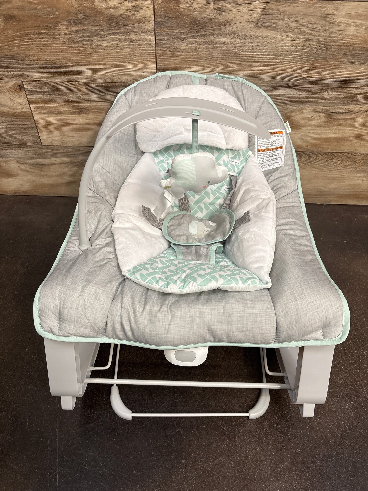 NEW Ingenuity Keep Cozy 3-in-1 Grow with Me Baby Bouncer, Rocker & Toddler Seat in Weaver