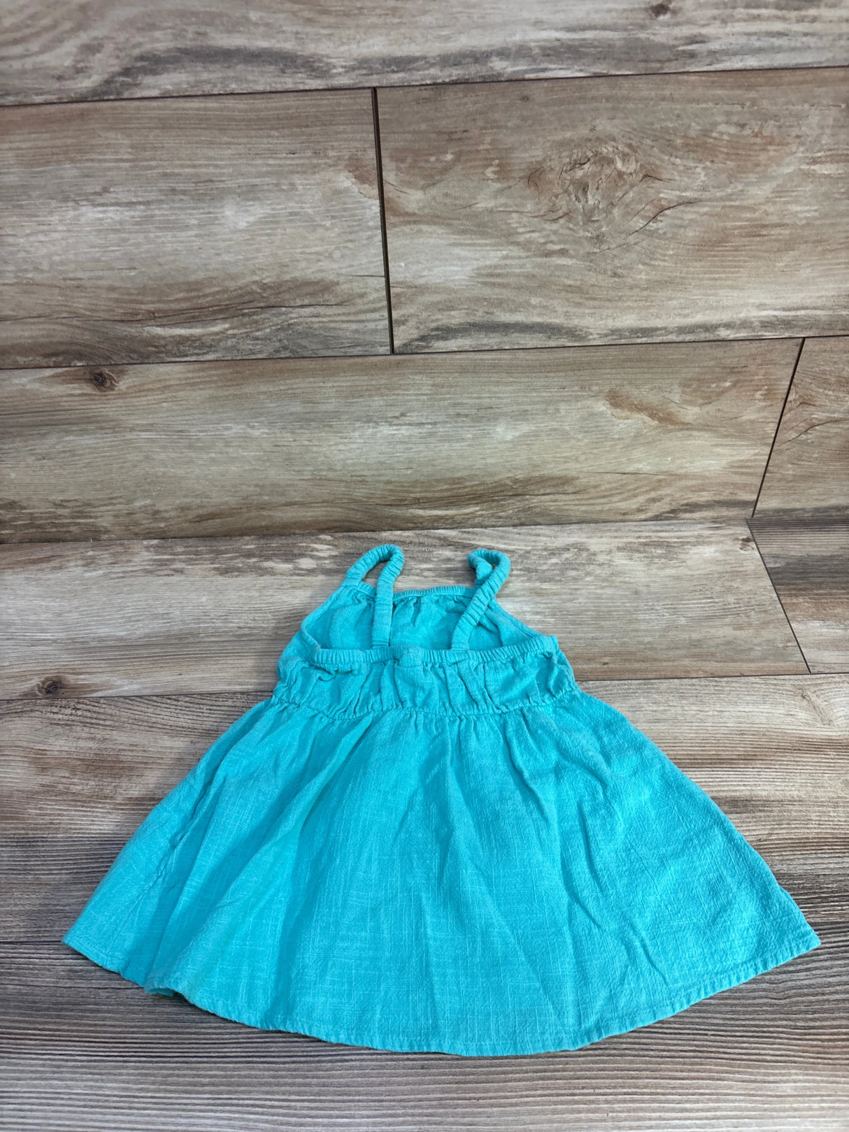 Cat & Jack Peplum Tank Top Teal sz 18m