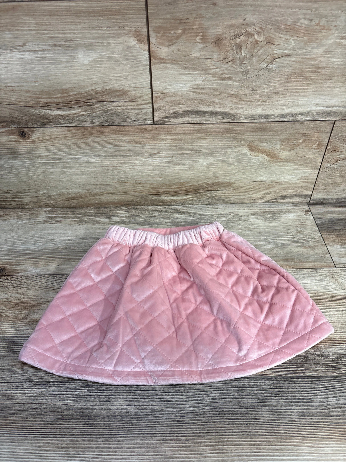 Quilted Velboa Skirt Pink sz 4-5T
