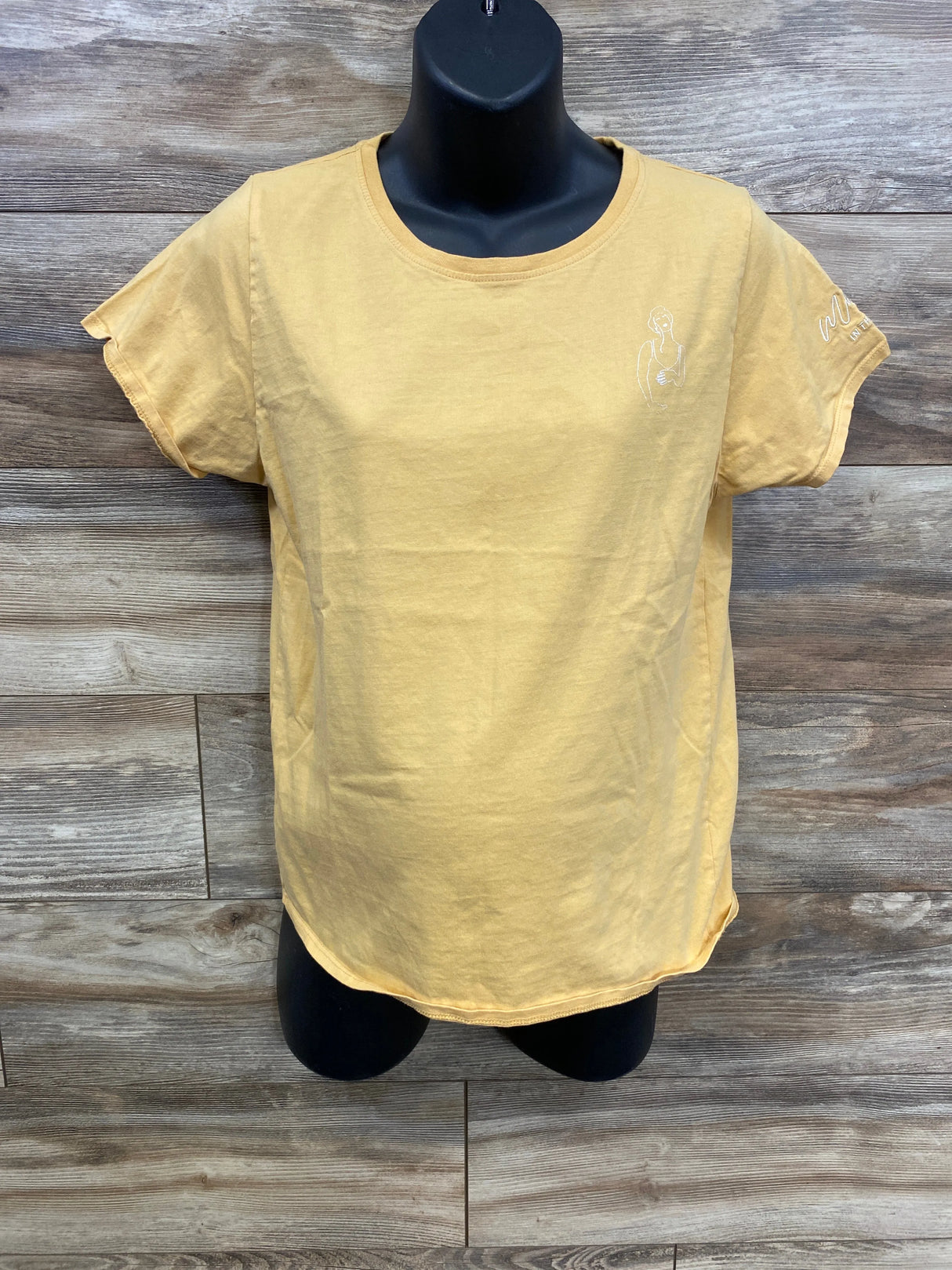 Bump To Mom Maternity Shirt Yellow sz Large