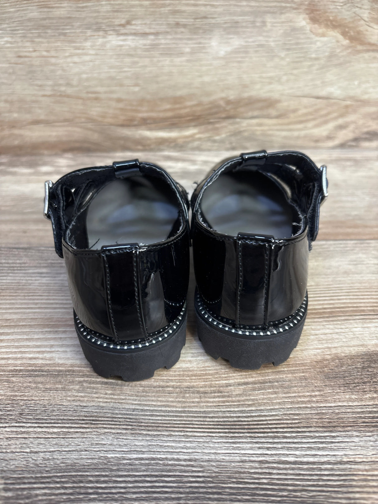 Self Esteem Mary Jane Platform Dress Flats, Black sz 12c