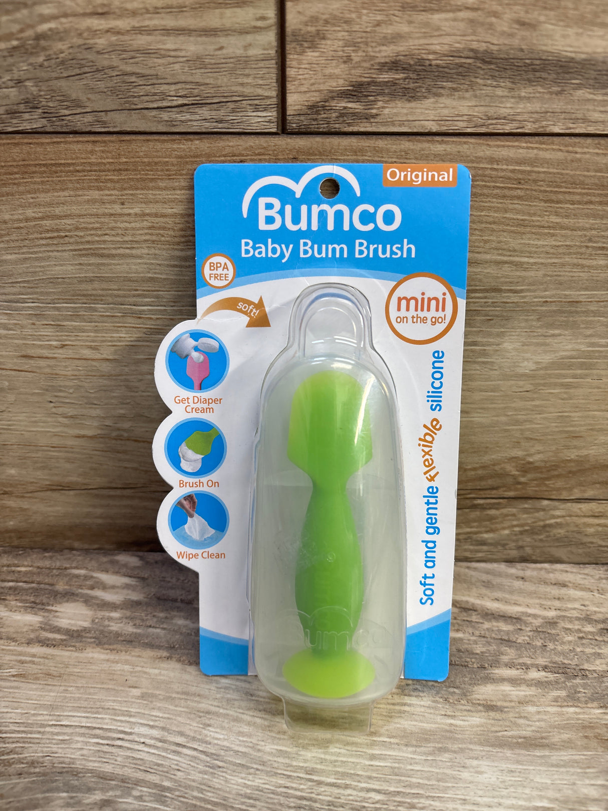 NEW Bumco Baby Bum Brush, Green