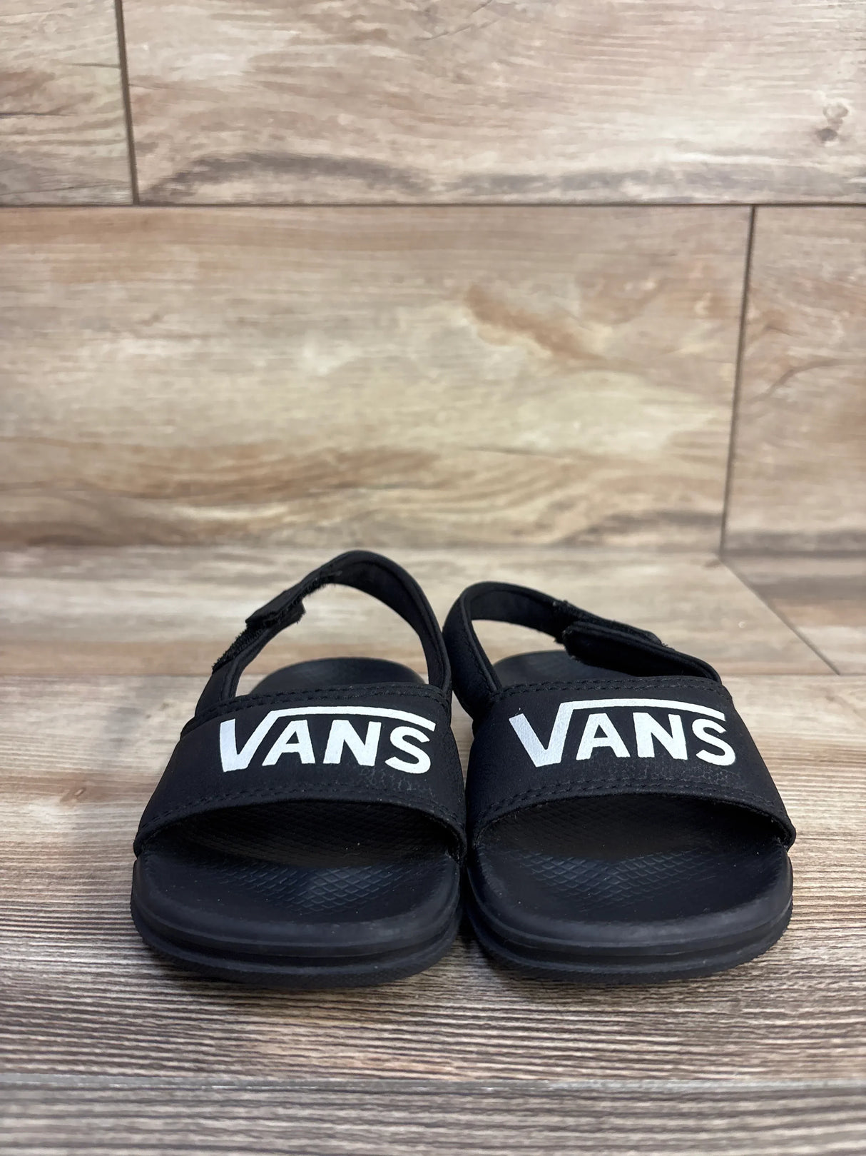 Vans La Costa Slide-On V Sandals Black sz 4c