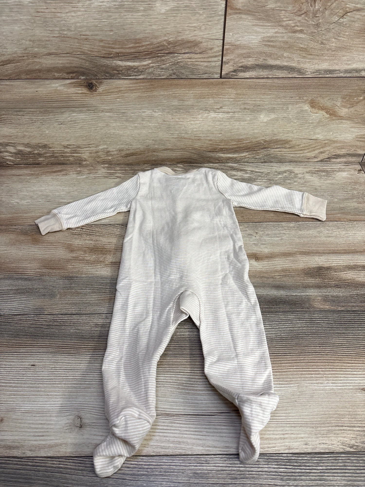 Carter's Striped Sleeper Tan sz 6m