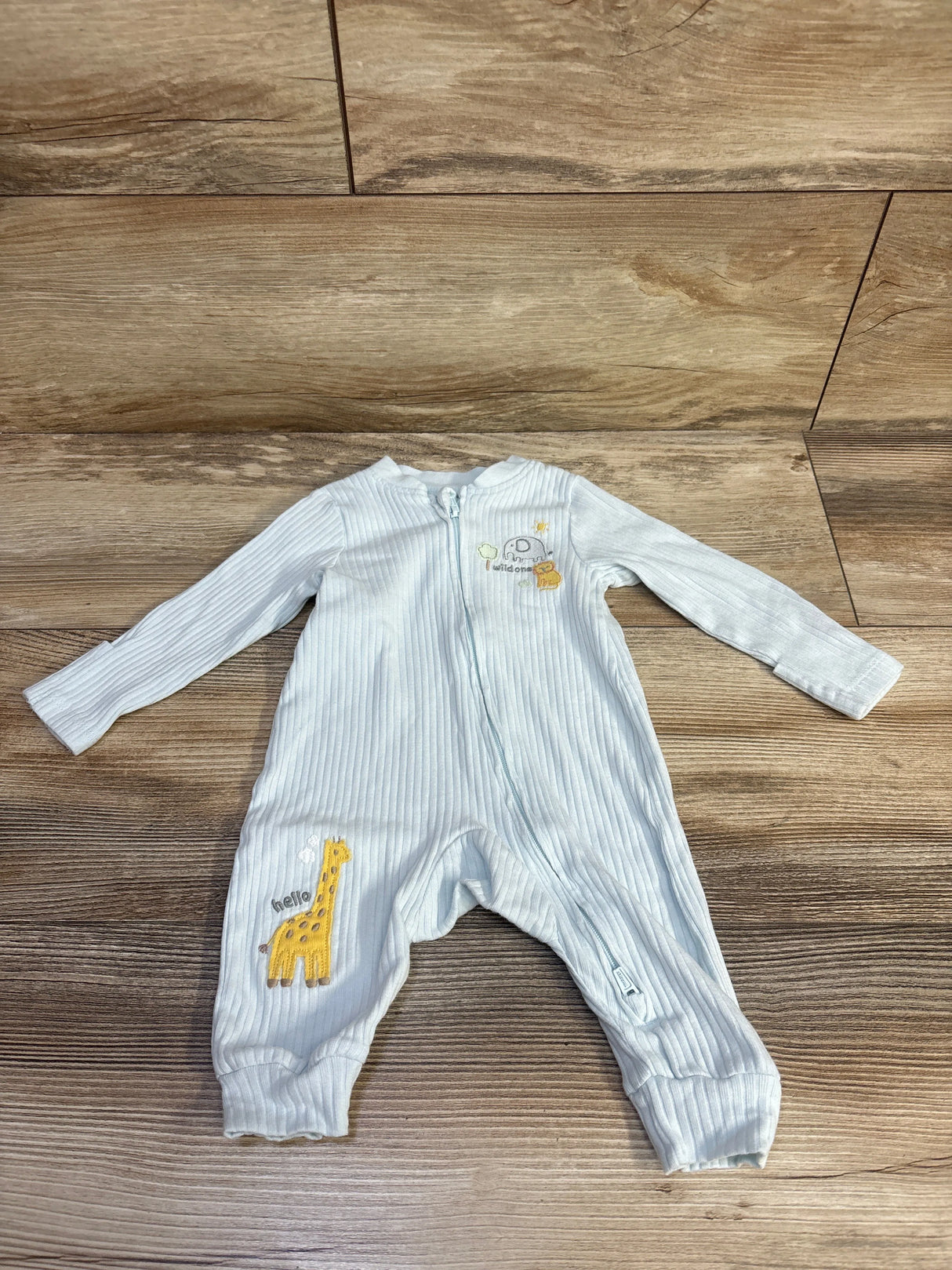 Huggies Wild One Ribbed Sleeper Blue sz 3m