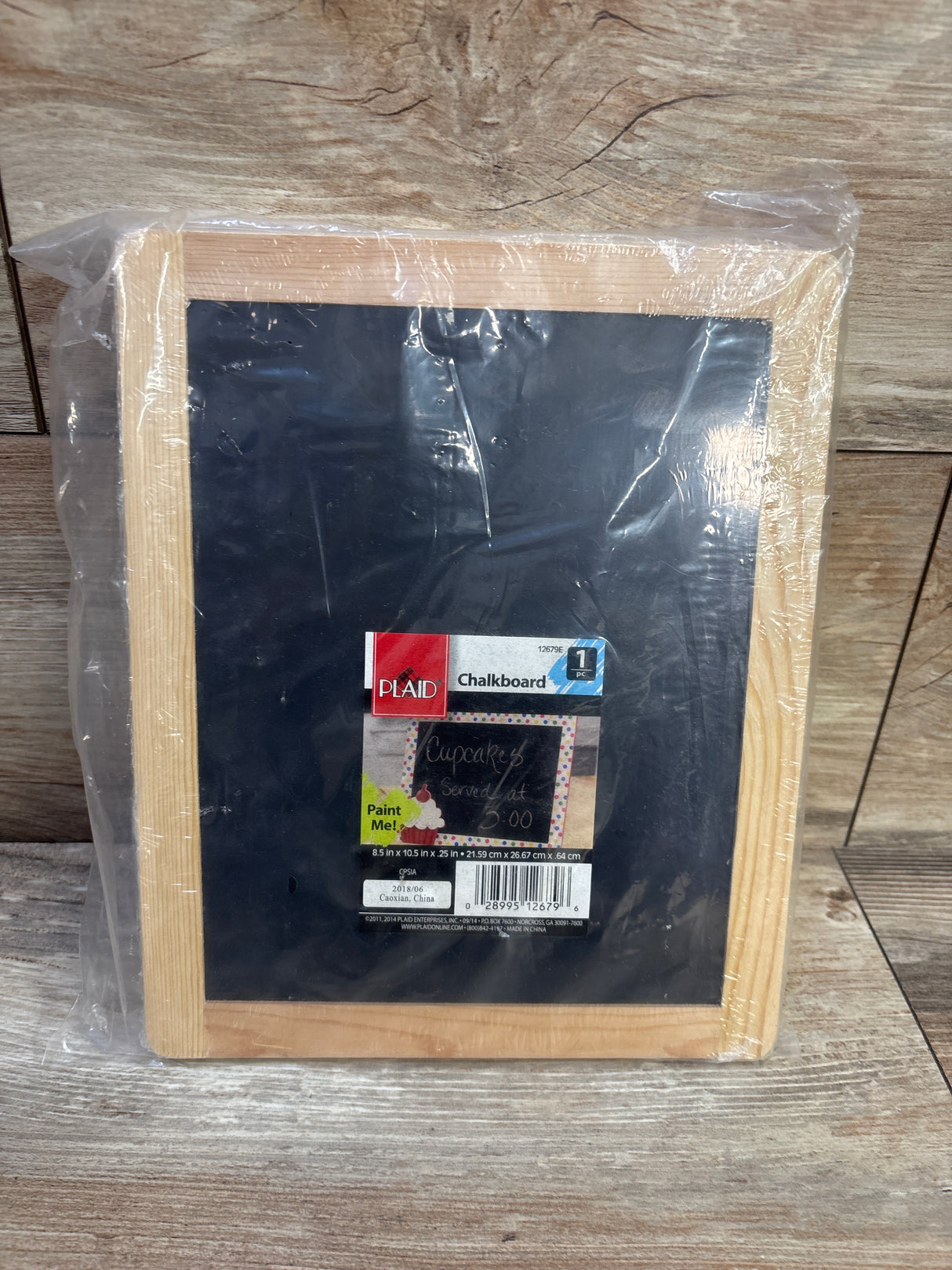 NEW Plaid Double Sided Framed Chalkboard