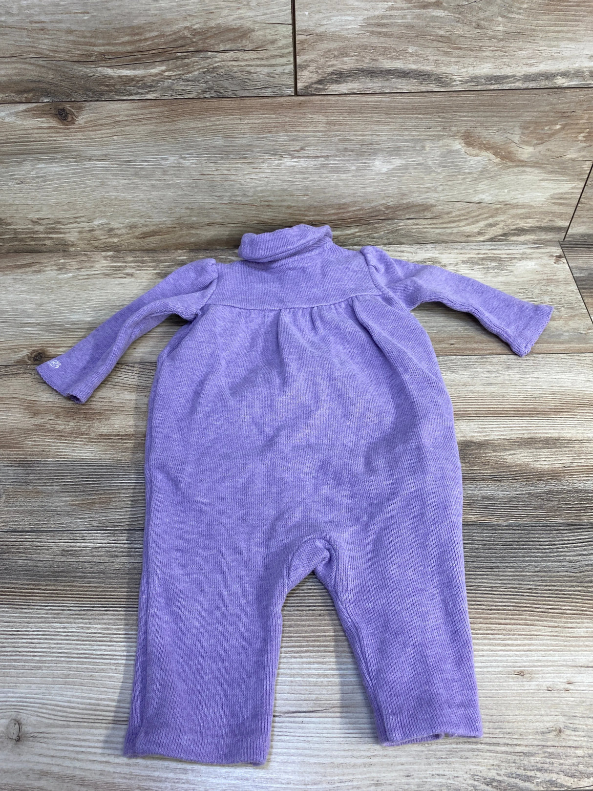 Ralph Lauren Kimono Rib Shawl Collar Coverall Purple sz 6m