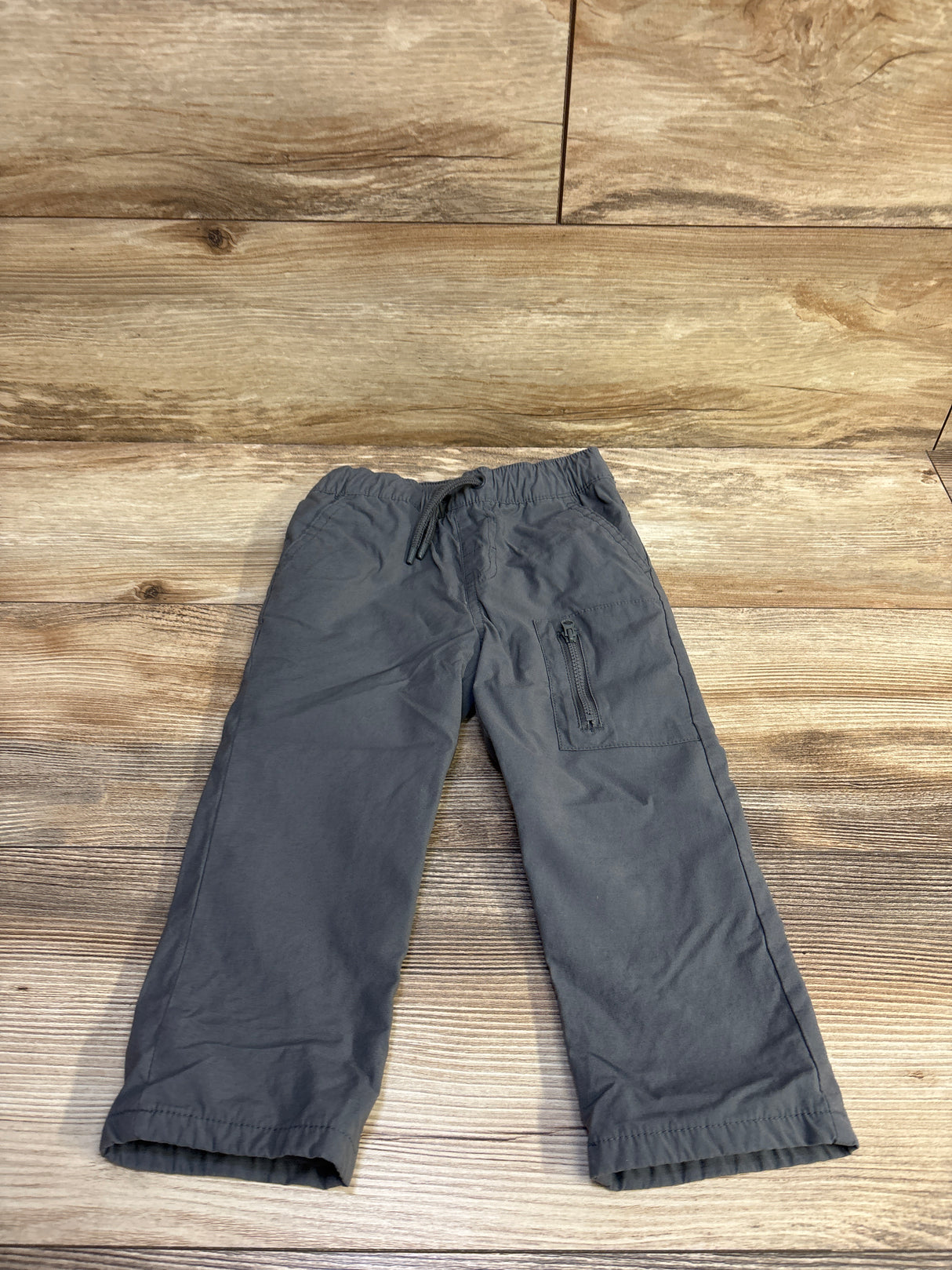 Cat & Jack Lined Drawstring Joggers Grey sz 2T