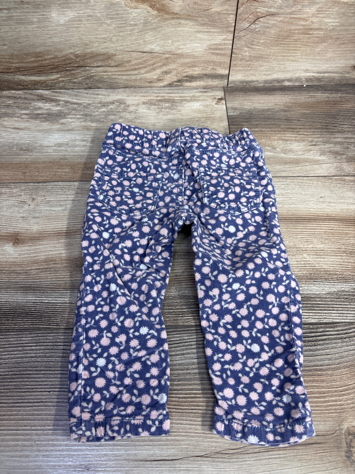 OshKosh Floral Cord Pants Lilac sz 12m