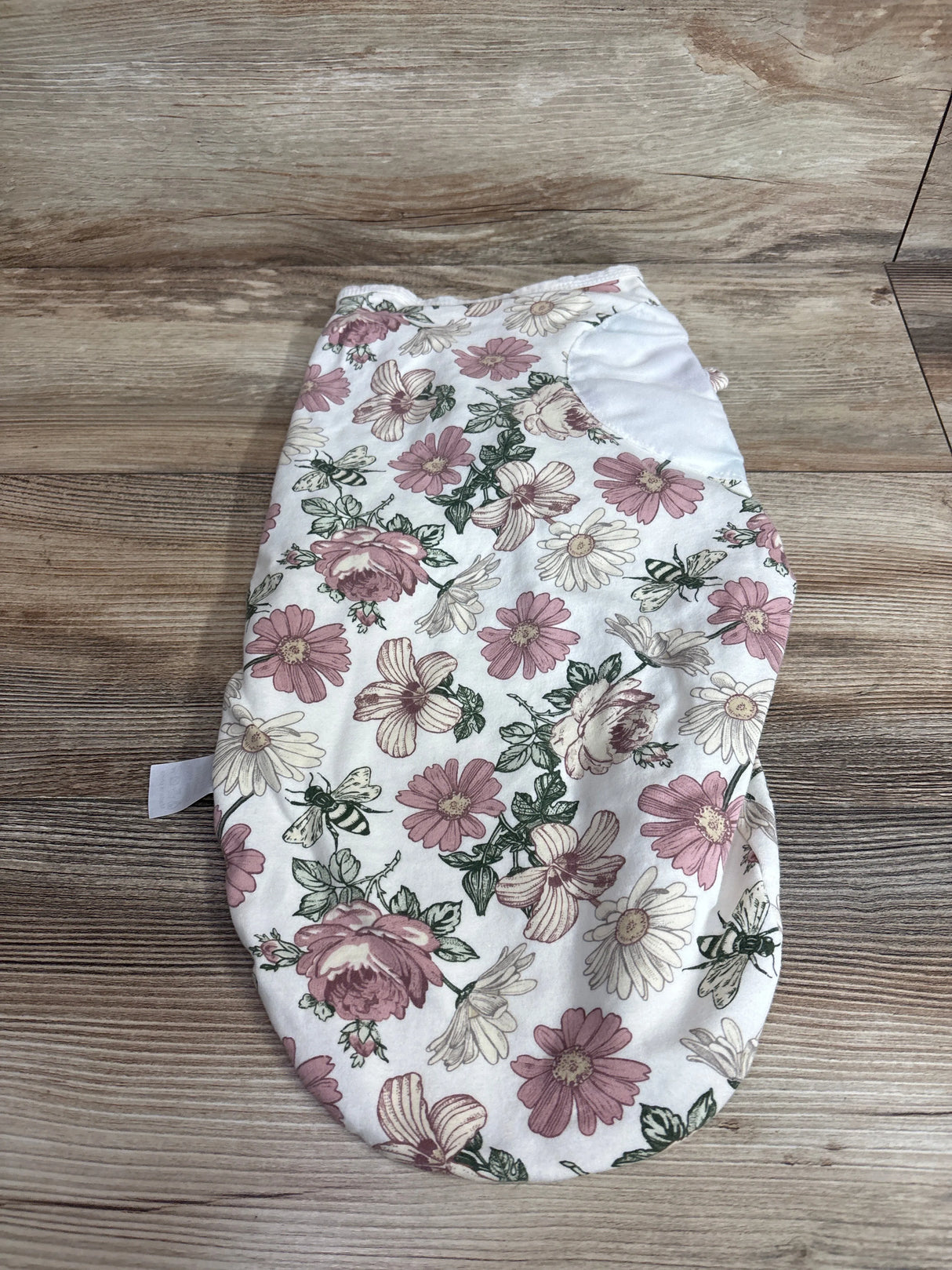 Insular Baby Swaddle Wrap Floral Ivory sz 3-6m