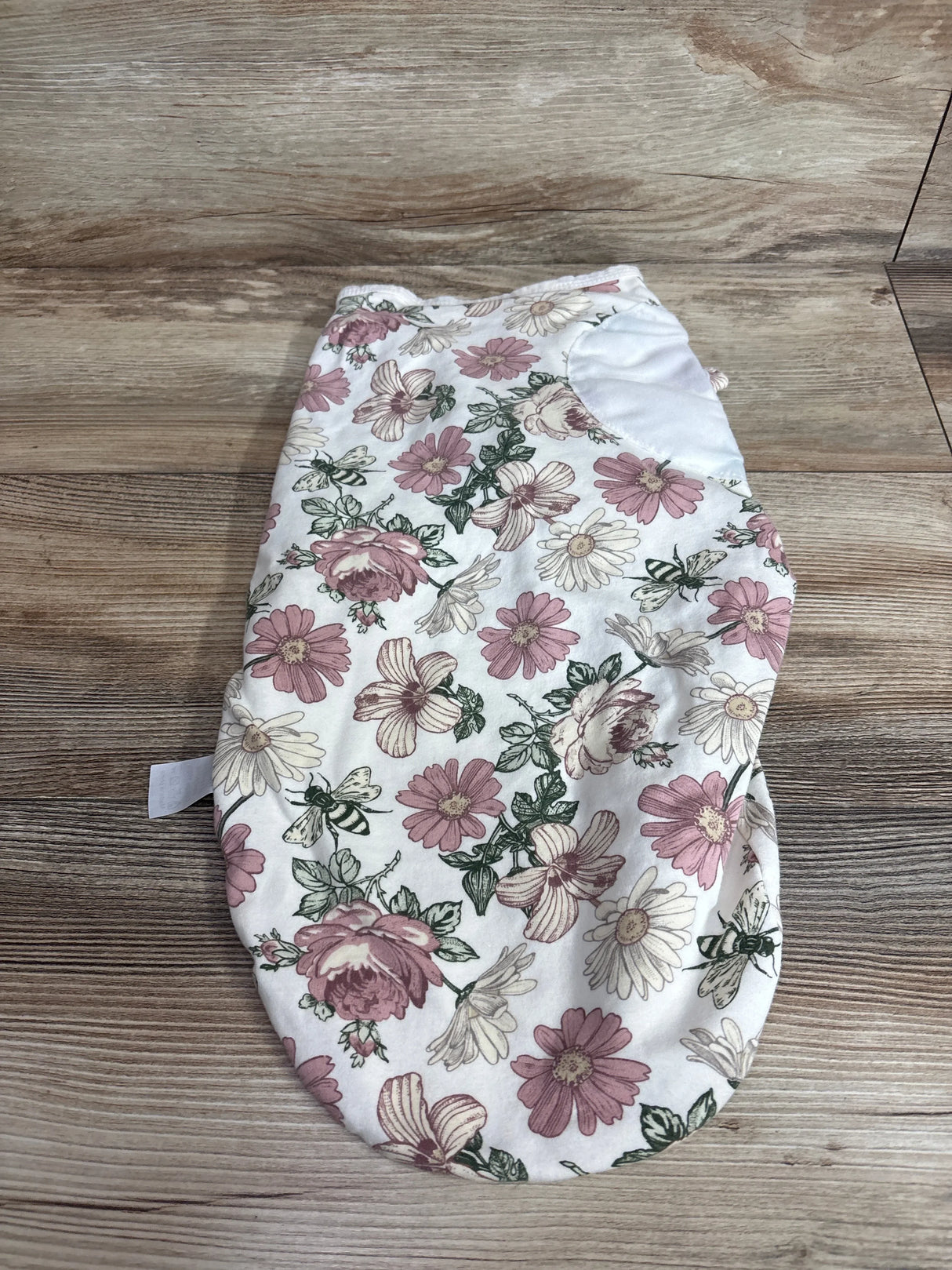 Insular Baby Swaddle Wrap Floral Ivory sz 3-6m