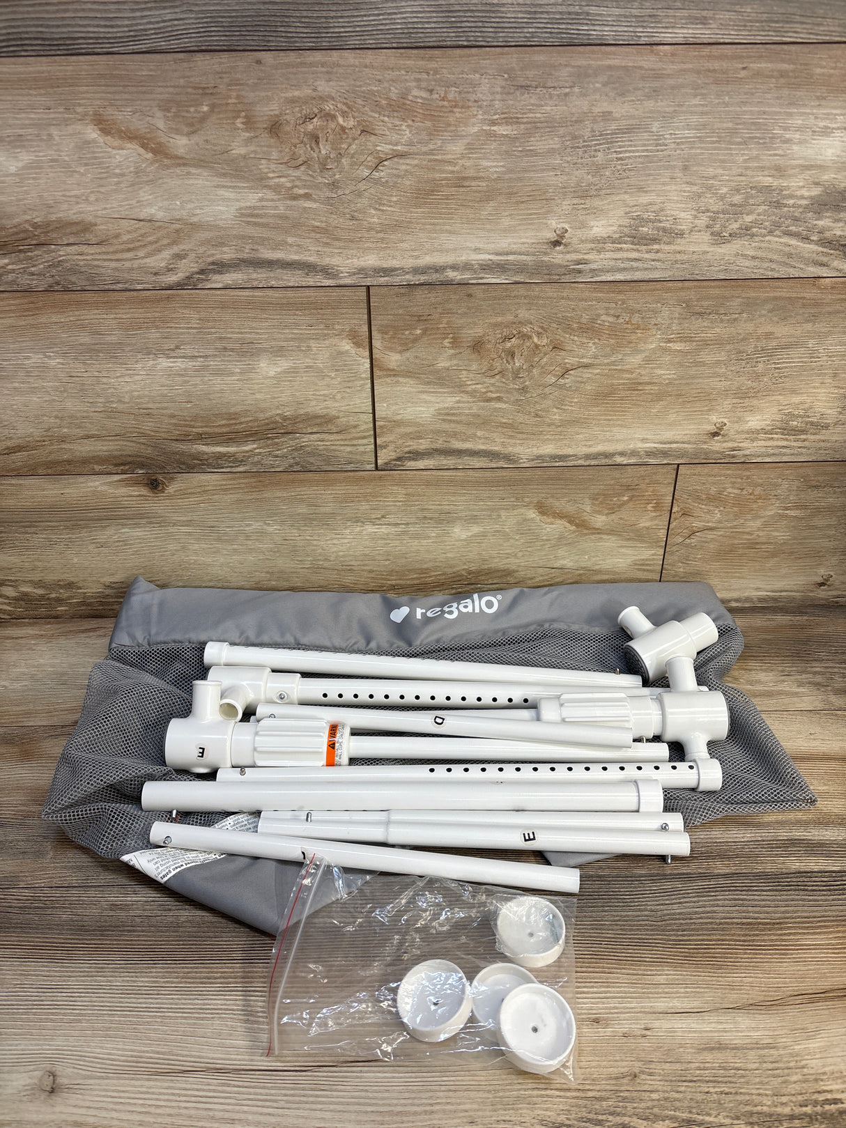 Regalo Expandable Mesh Safety Gate Grey 27.5-50”