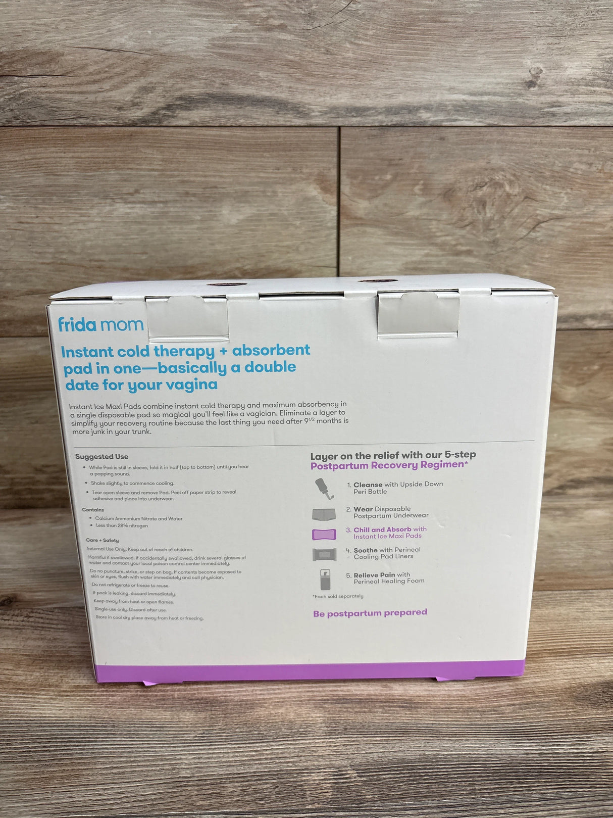 NEW Frida Mom Instant Ice Maxi Pads 8pk