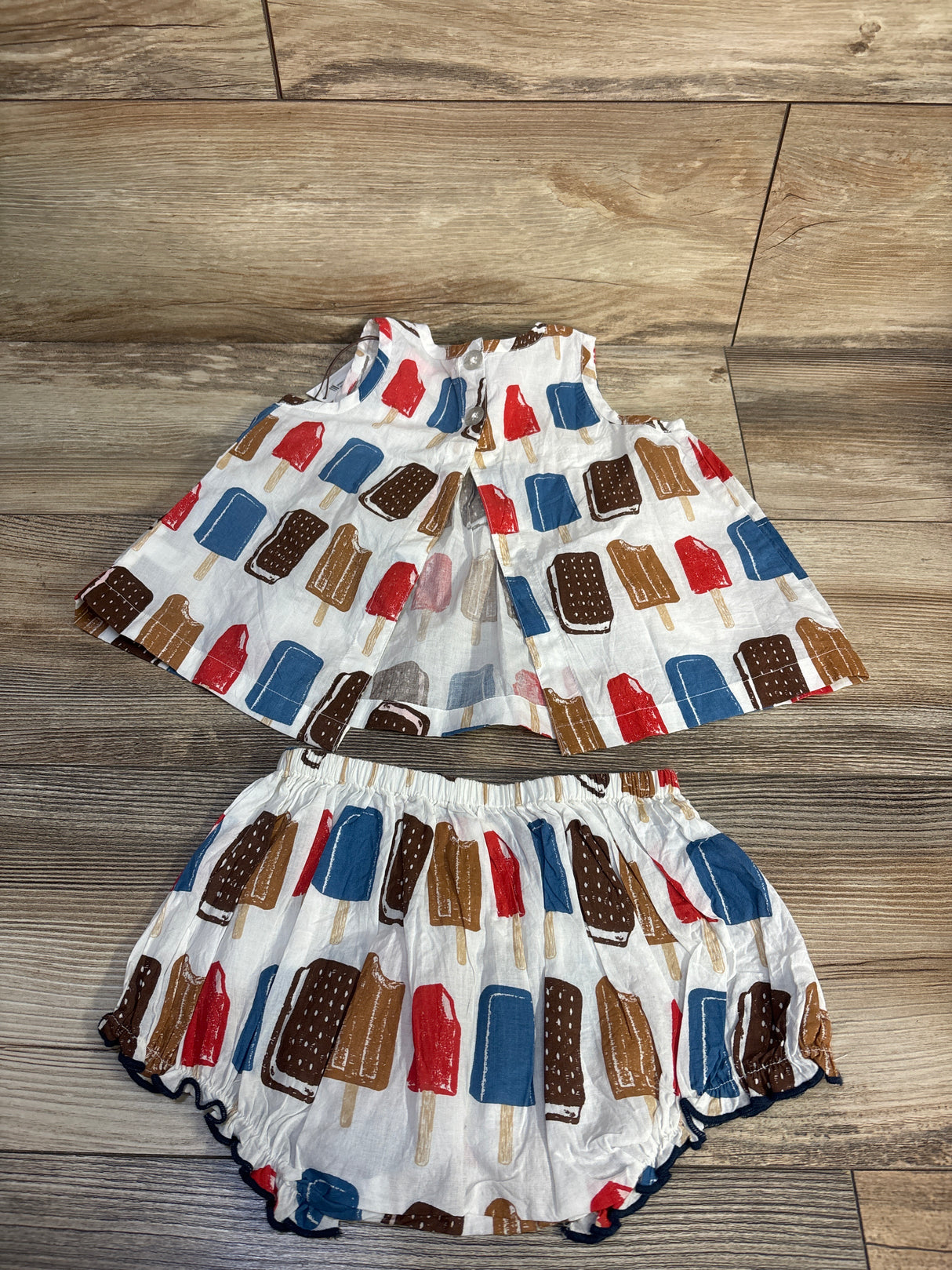 NEW Pink Chicken NY Baby Girls Jaipur Set in Popsicles sz 18-24m