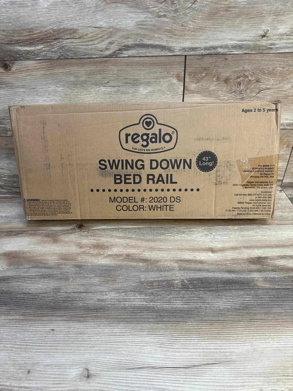 NEW Regalo Guardian Swing Down Bedrail, White - Me n Mommy To Be