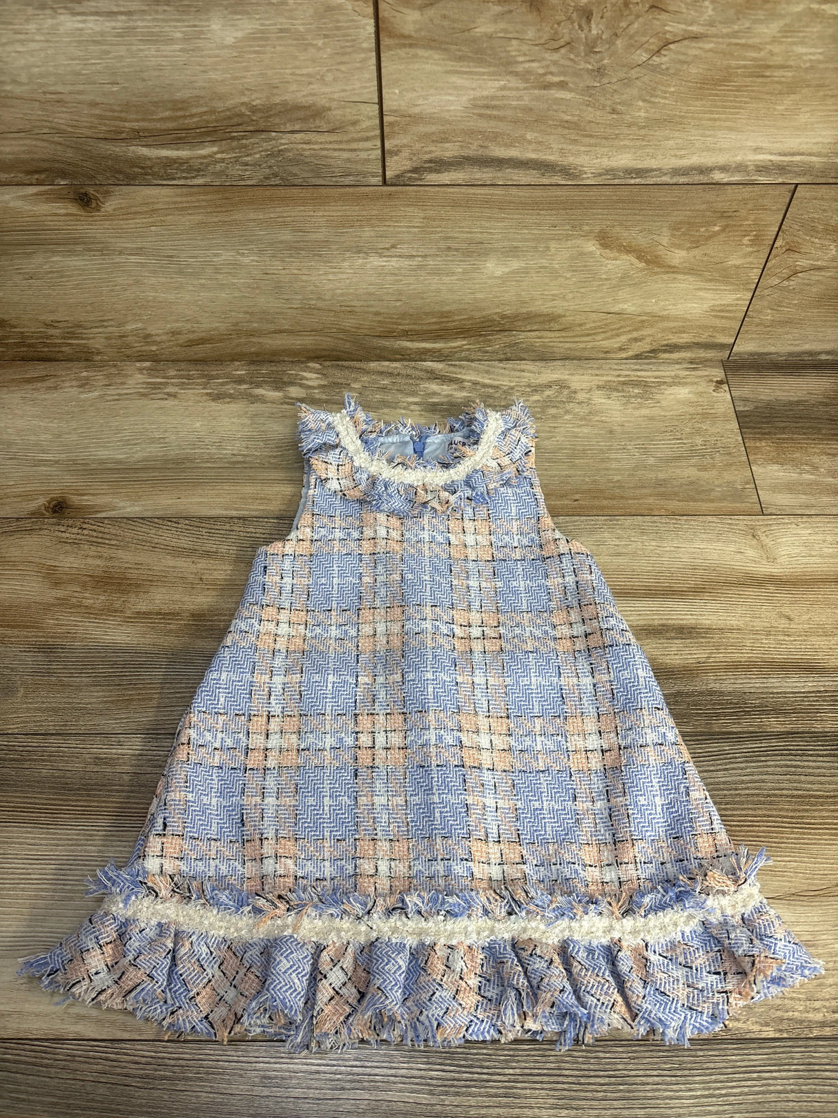 Blueberi Boulevard Boucle Dress Blue sz 2T