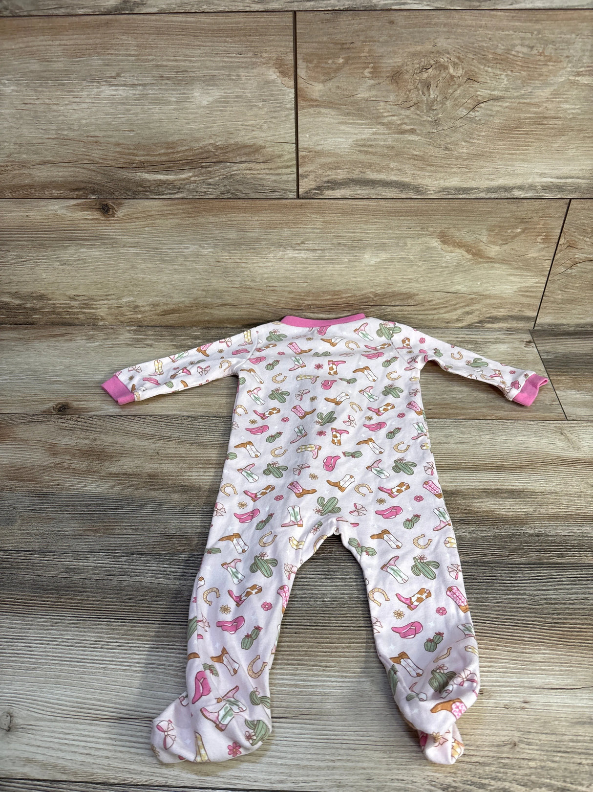 Wrangler Cowgirl Sleeper Pink sz 6-9m