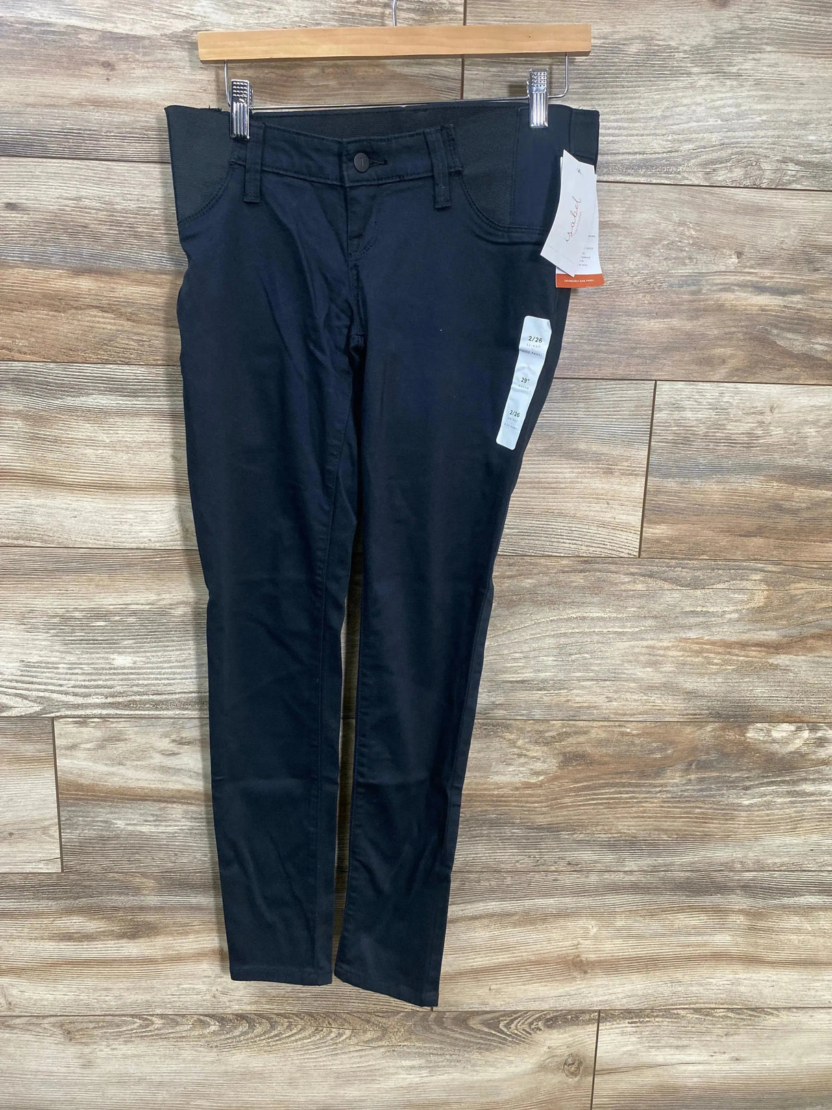 NEW Isabel Maternity Side Panel Skinny Jeans Black sz XS - Me n Mommy To Be