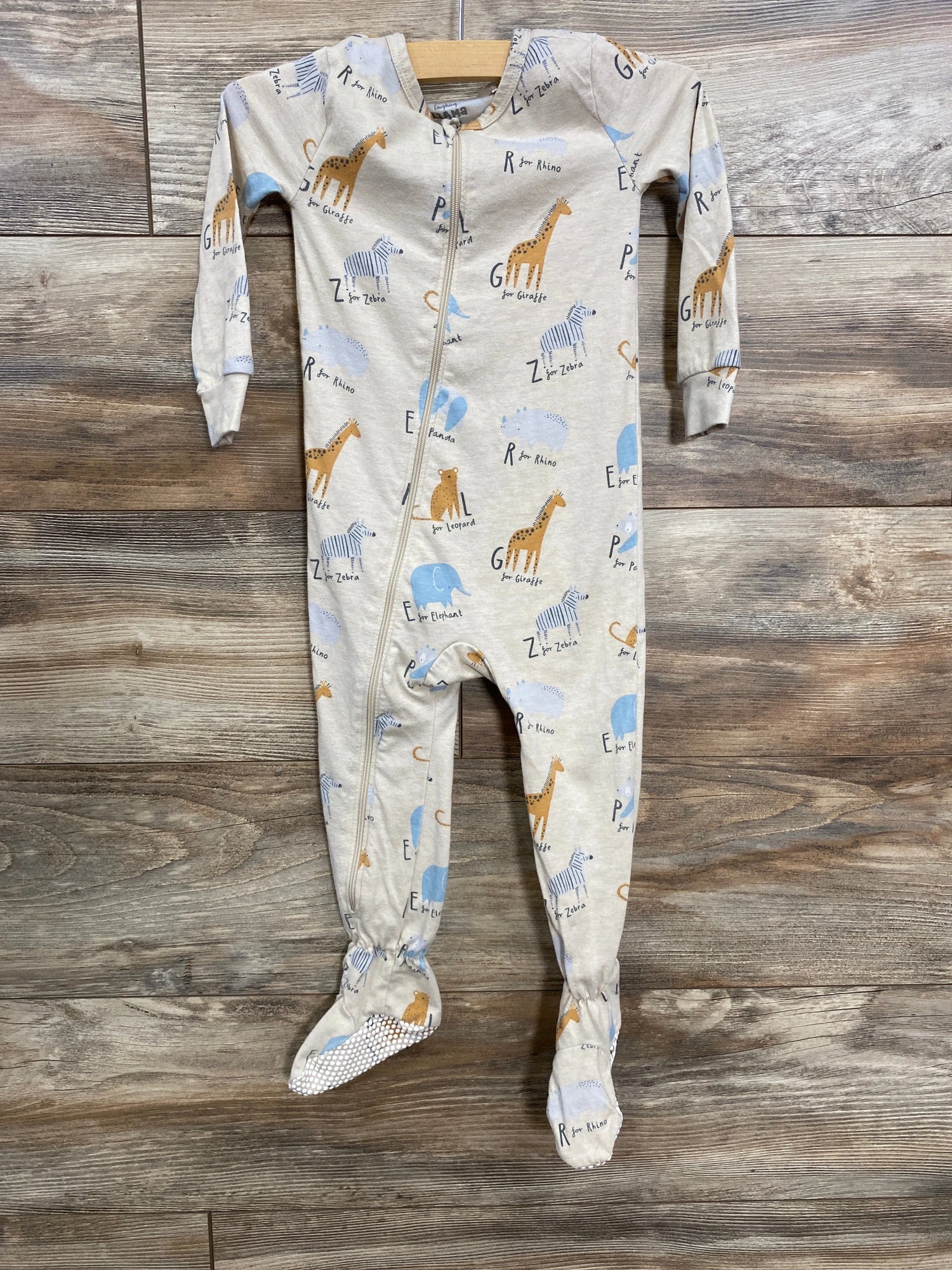 Laughing Llama ABC's Animal Sleeper Beige sz 24m