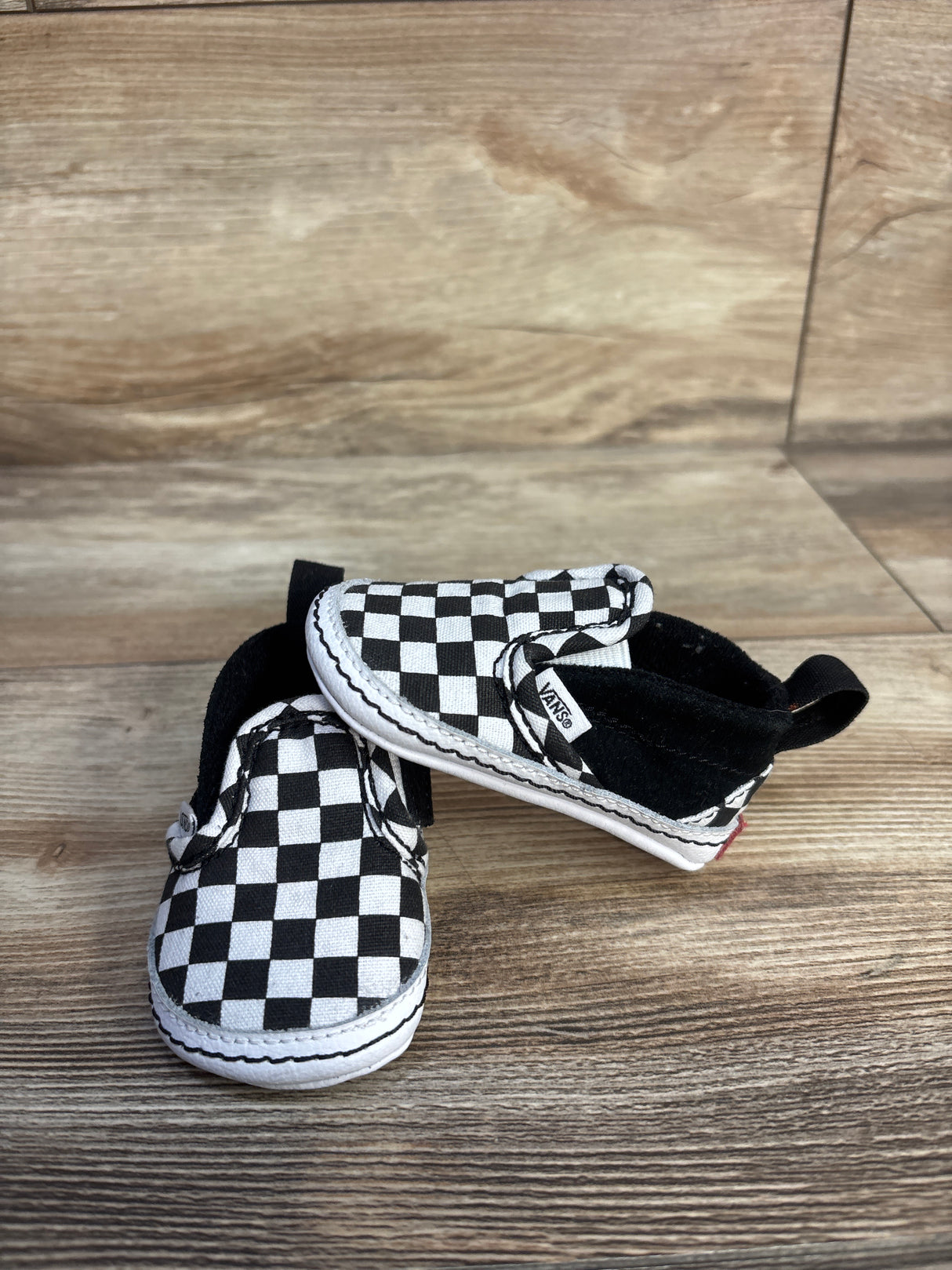 Vans Slip On V Crib Shoes Checkerboard sz 1c
