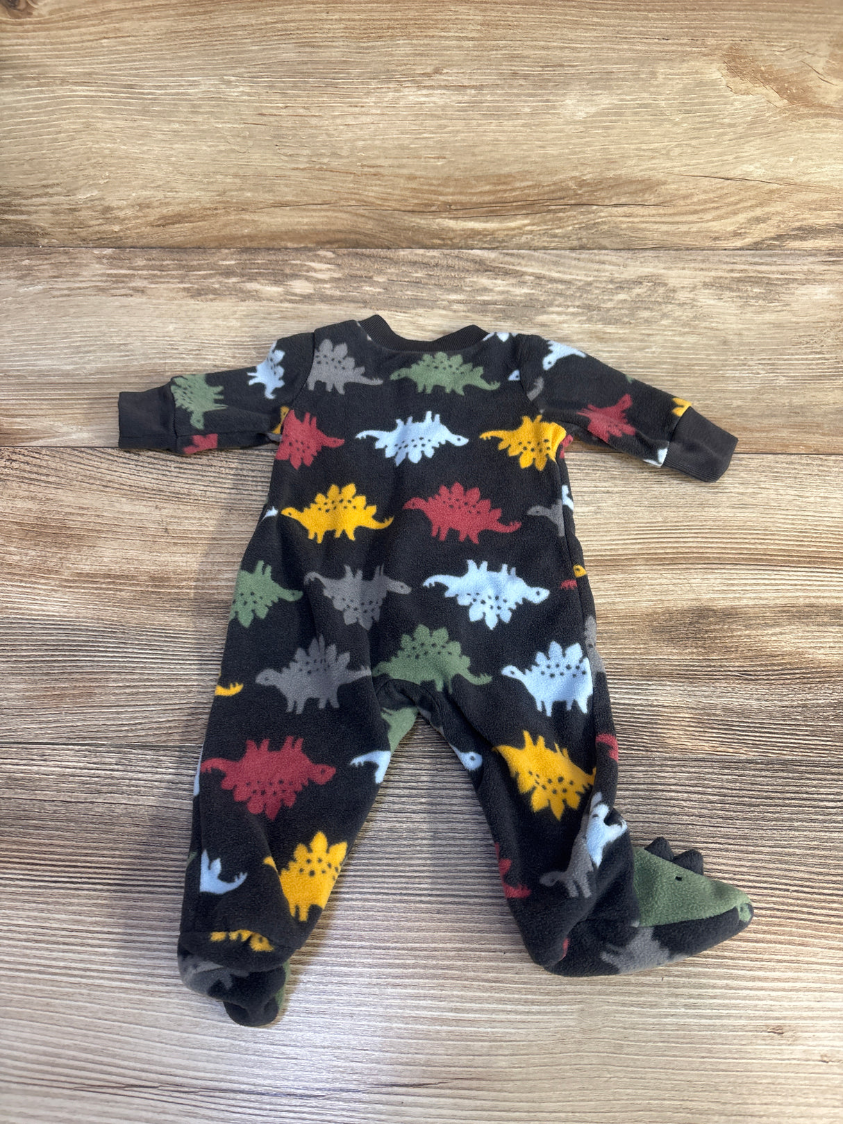 Child Of Mine Dinosaur Blanket Sleeper Grey sz Preemie