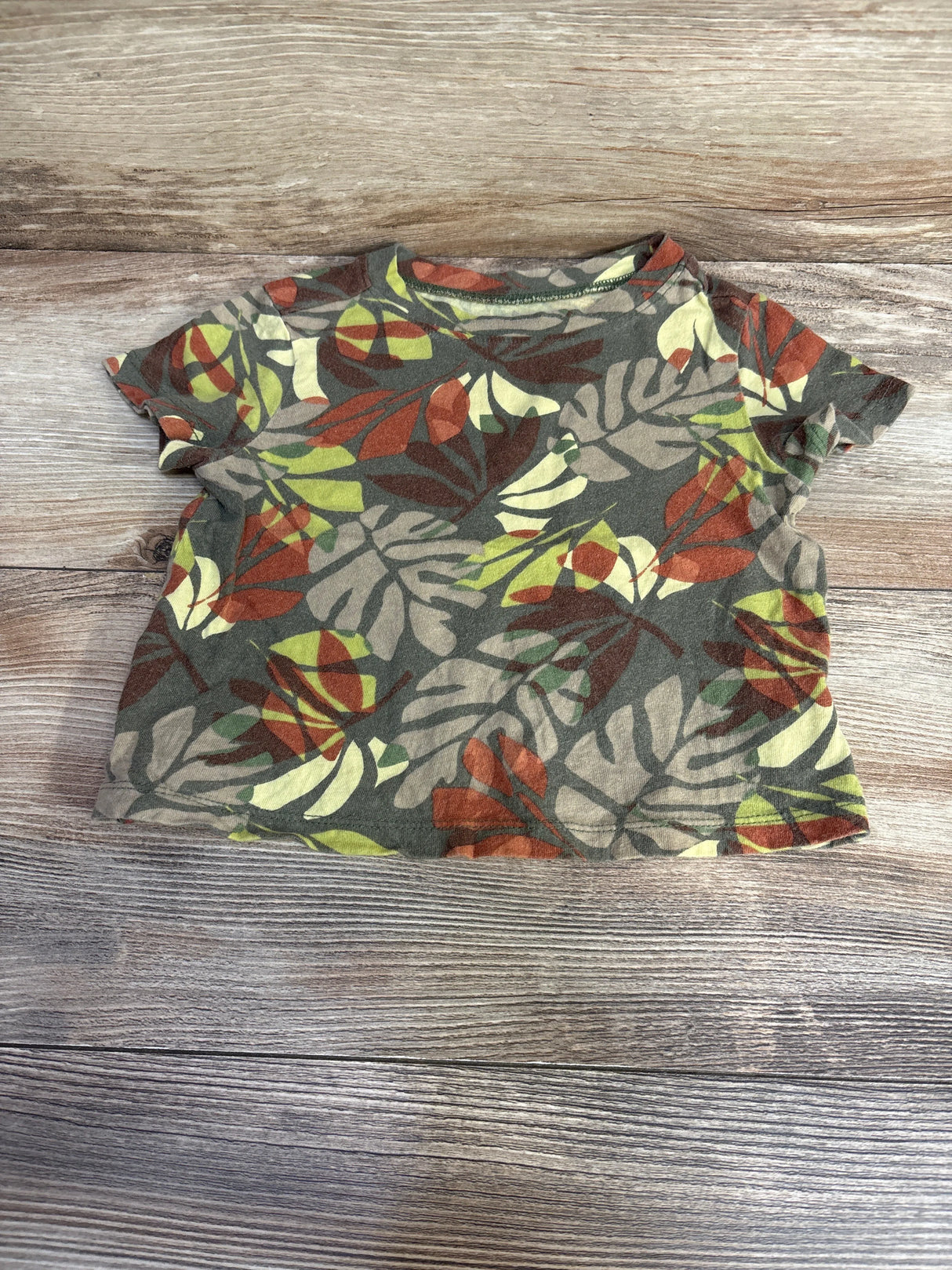 Old Navy Short Sleeve Shirt Green sz 12-18m - Me n Mommy To Be