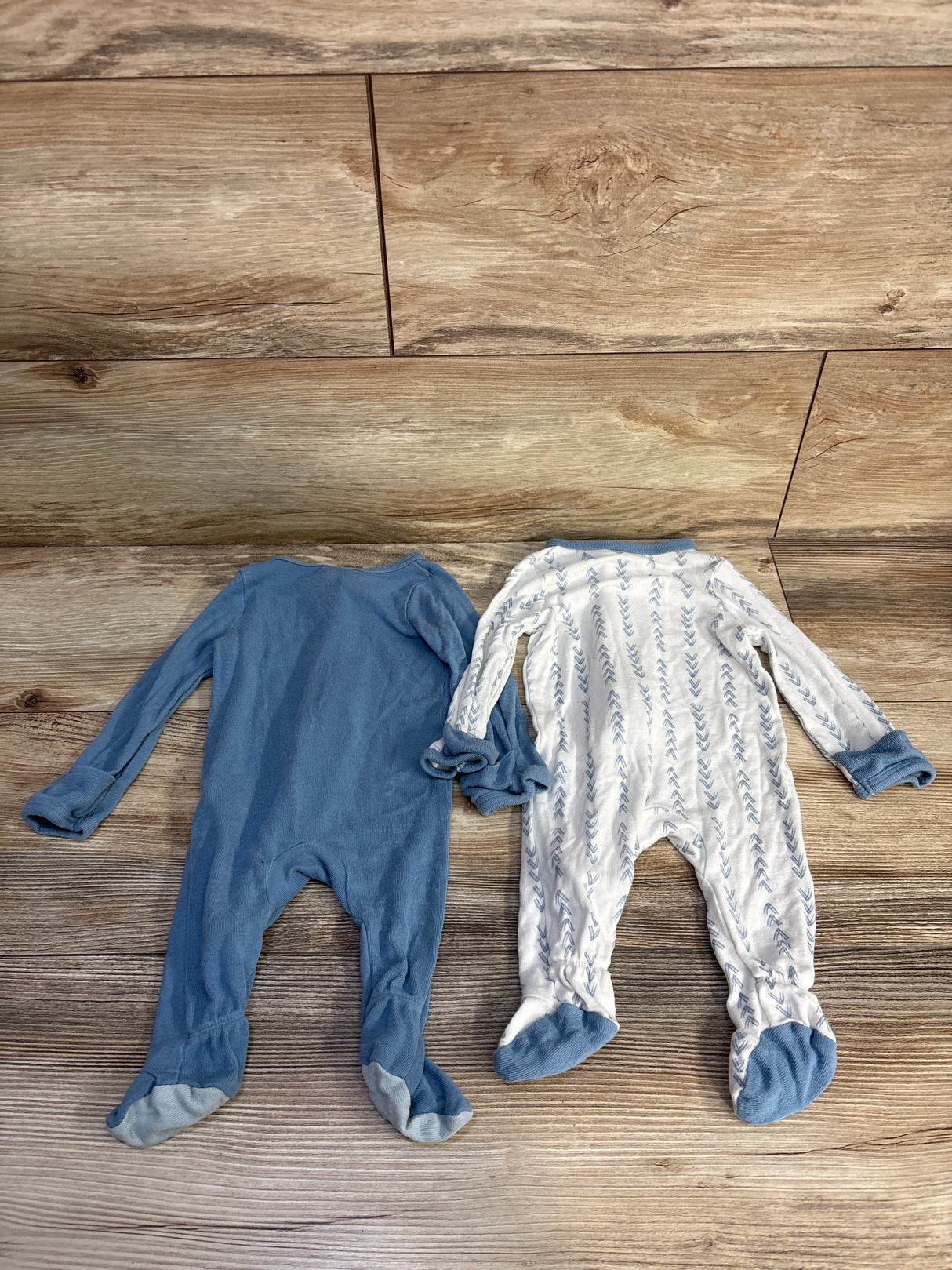 Cloud Island 2pk Soft Modal Sleepers Blue sz Newborn